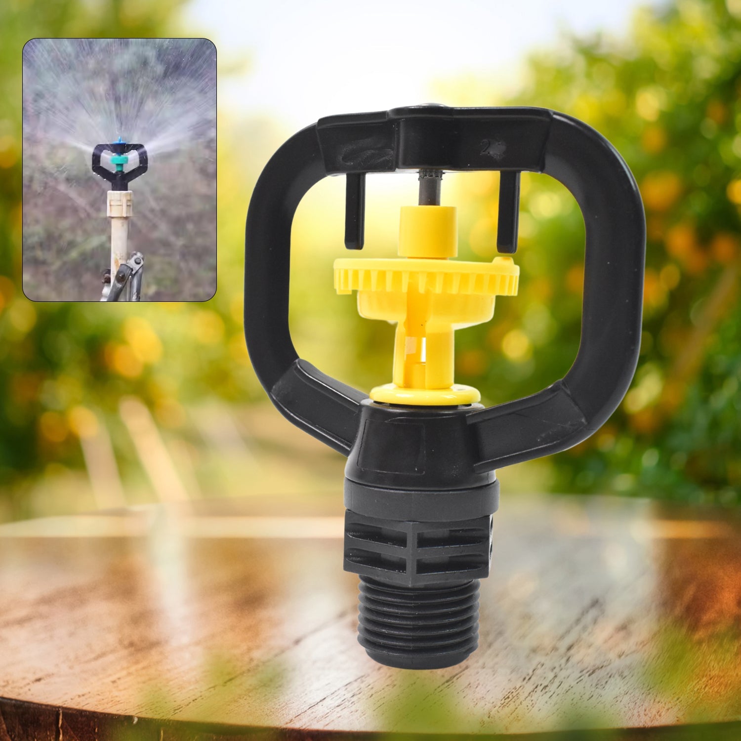 garden irrigation spray nozzles Rotating Irrigation Sprinkler Plastic Spray Nozzle (1 Pc)