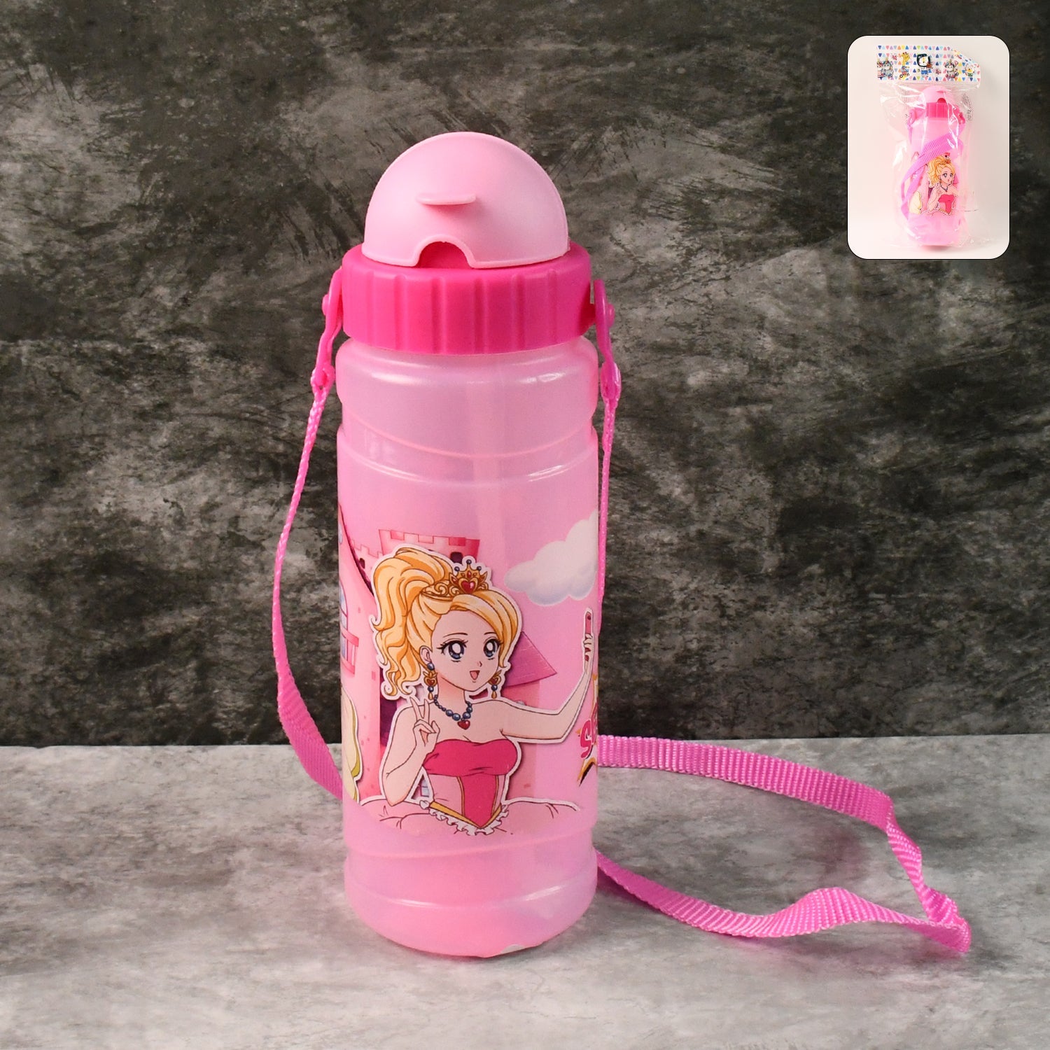 Cartoon Bear Print Plastic Water Bottle Cartoon Bear Print Plastic Water Bottle