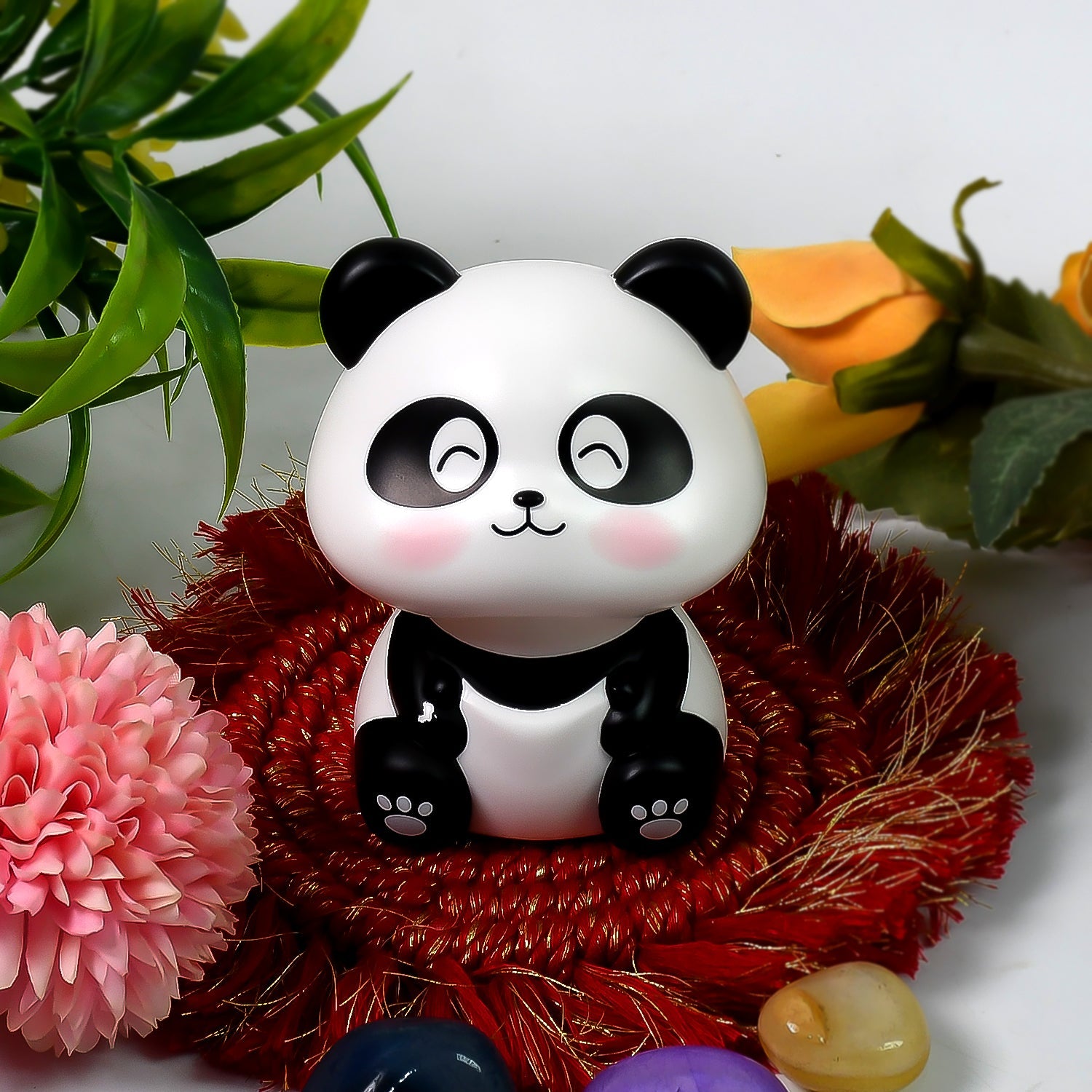 4 stuks Panda's Set, Miniatuur Panda Decoratie Leuke Dieren Figuren 4 stuks Panda's Set, Miniatuur Panda Decoratie Leuke Dieren Figuren