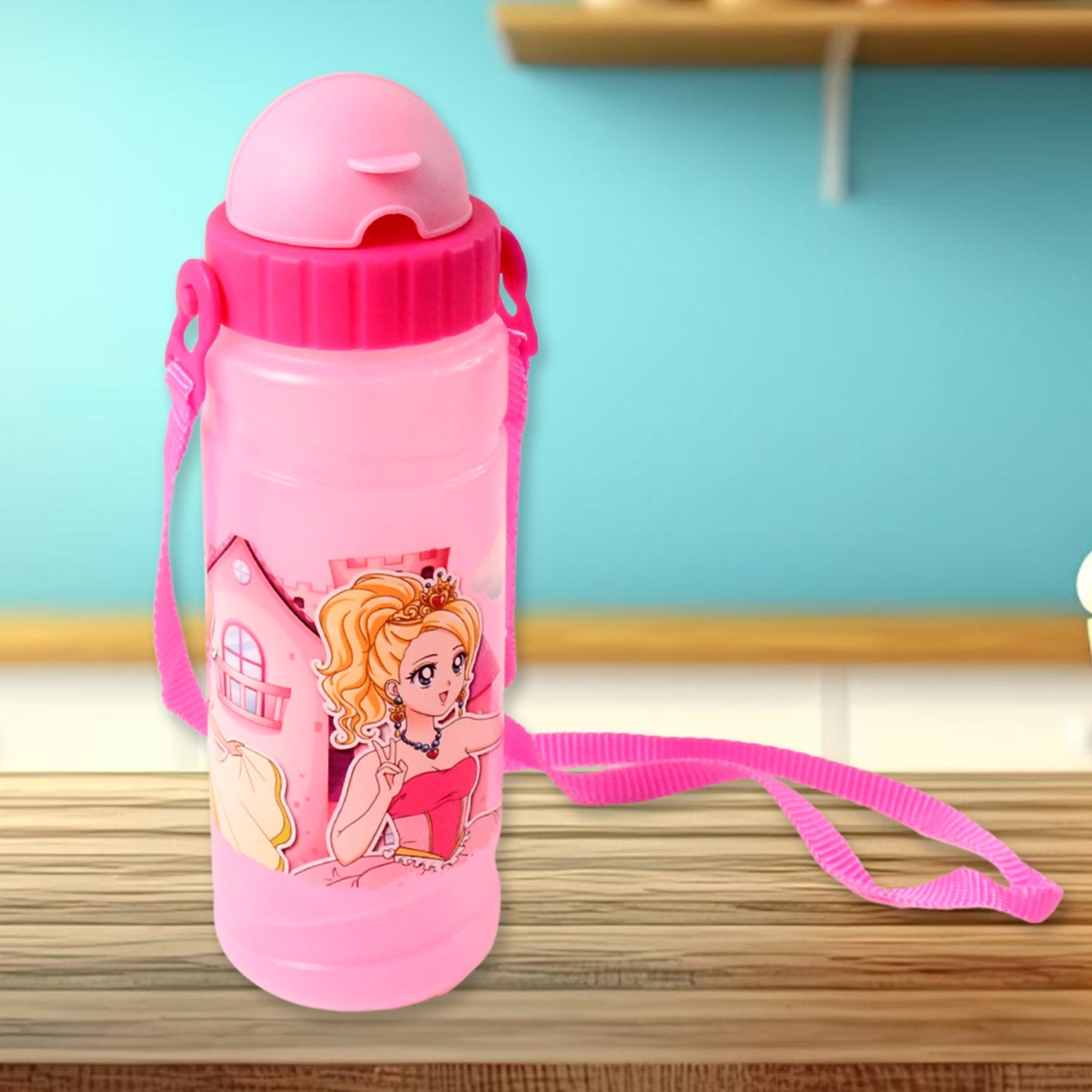 Cartoon Printed Water Bottle 550ML (1 Pc) Cartoon Printed Water Bottle 550ML (1 Pc)