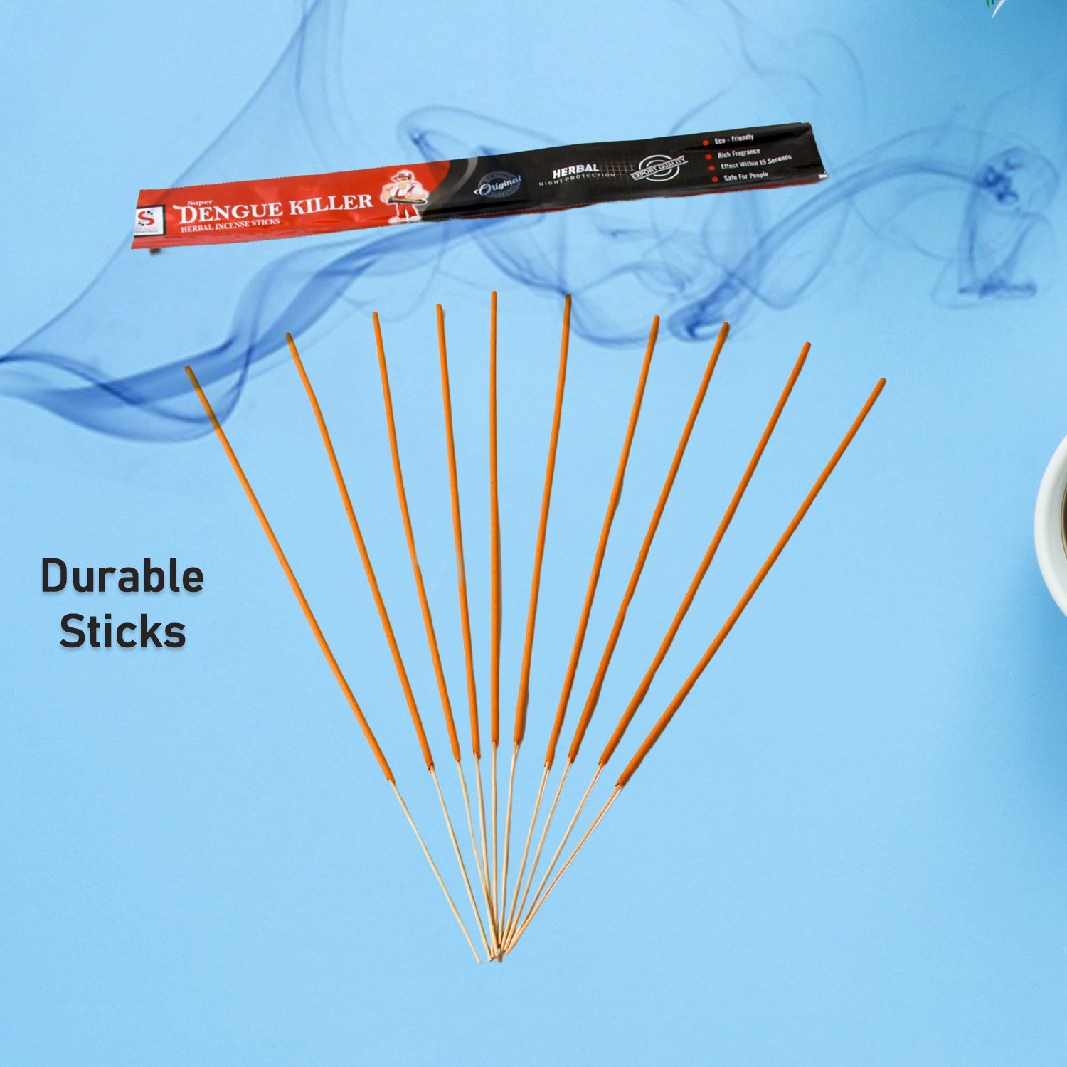 Mosquito Agarbatti Stick Herbal Mosquito Agarbatti  (1 Packet / 10 Sticks) (Incense Stick)