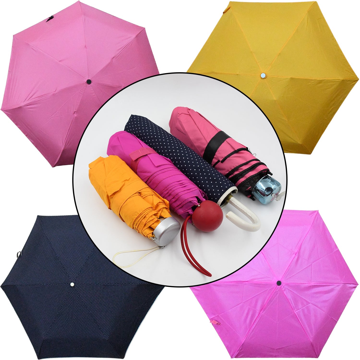 Umbrella Summer Sun and Rain Protection Foldable Cute Umbrella
