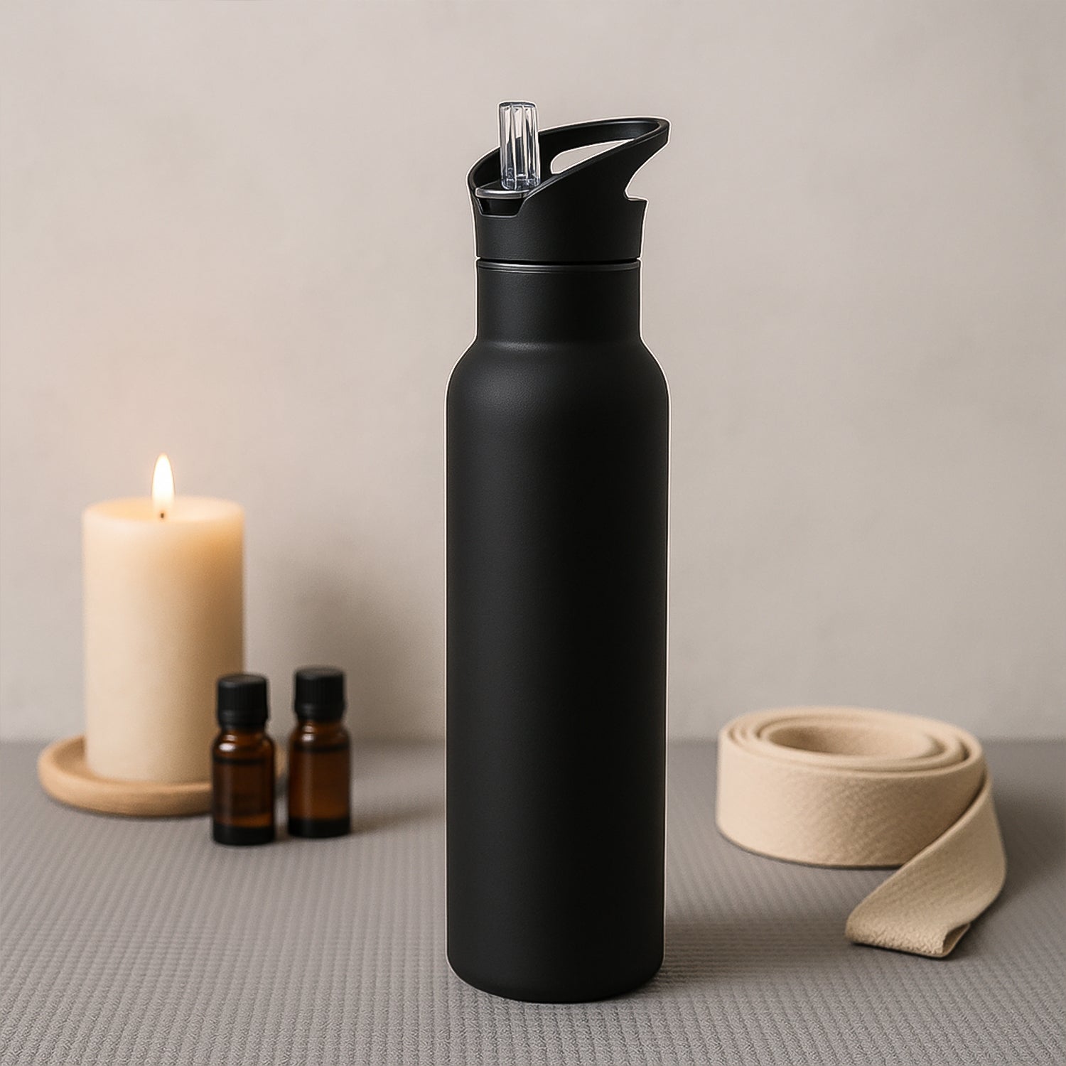 Sports Water Bottle – Matte Finish Leak-Proof Reusable Bottle 900 ML Approx (1 Pc) Sports Water Bottle – Matte Finish Leak-Proof Reusable Bottle 900 ML Approx (1 Pc)