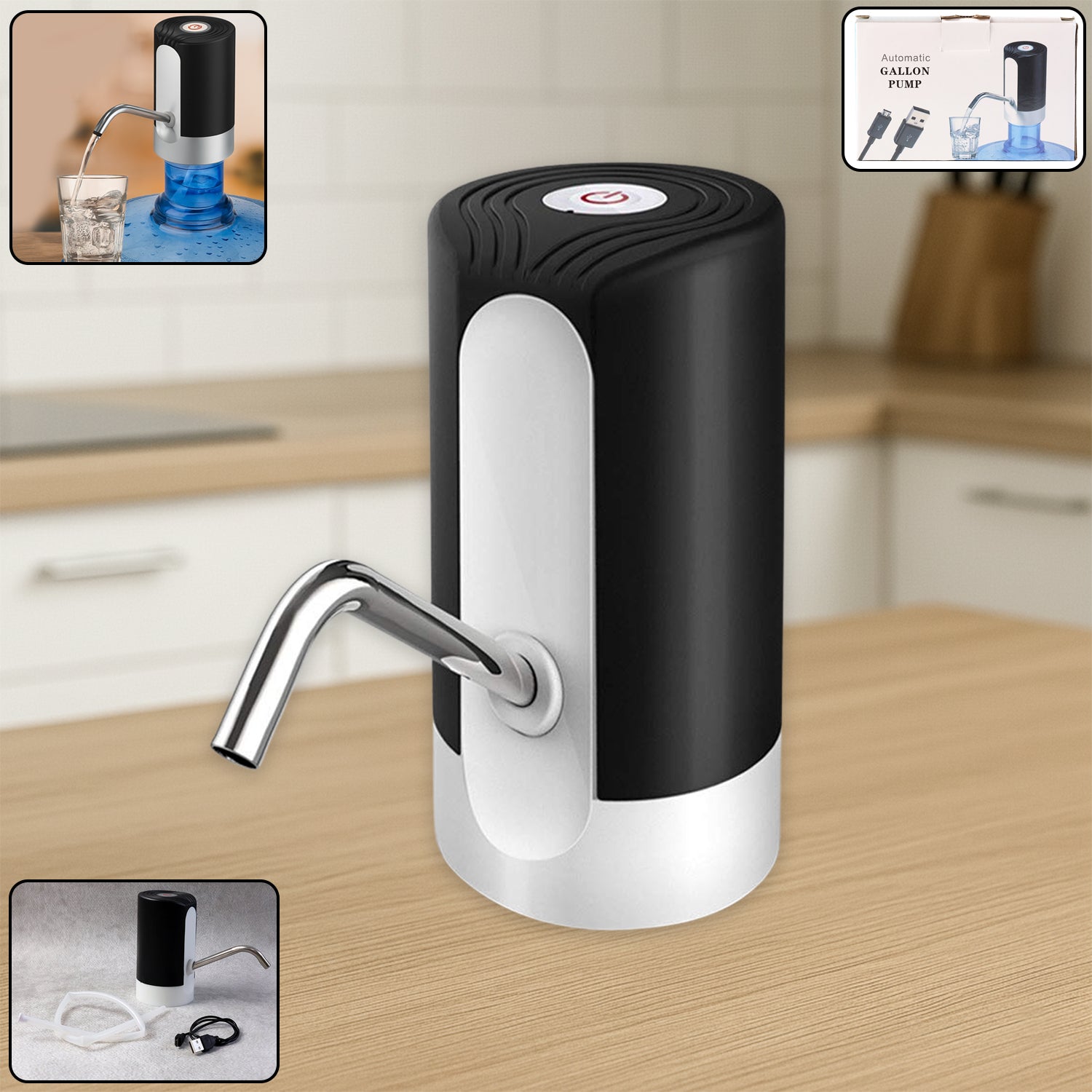 USB Rechargeable Automatic Water Dispenser Pump – Sky Shopy