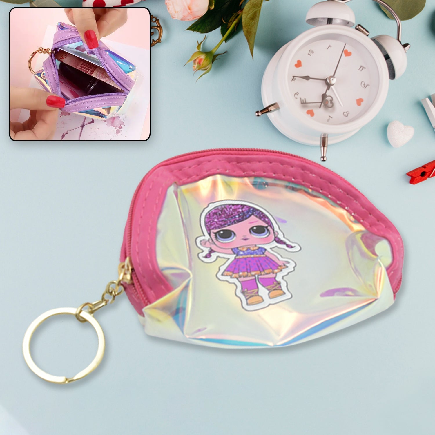 4155 Kids Hand Bag Baby kids Girl's Cartoon Hand Bag Side Bag Hand bag