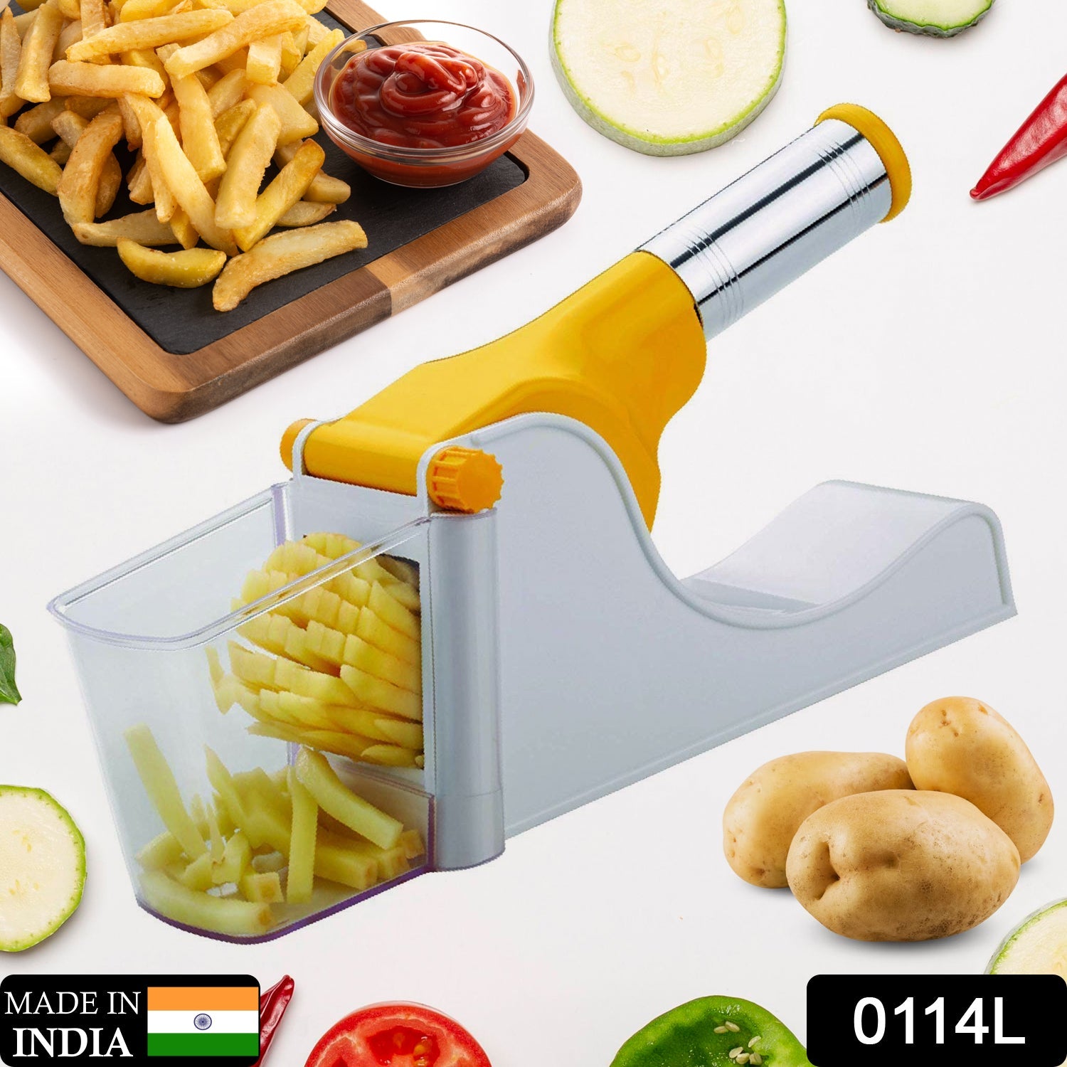 Stainless Steel Potato Chipser French Fries Chips Maker Machine