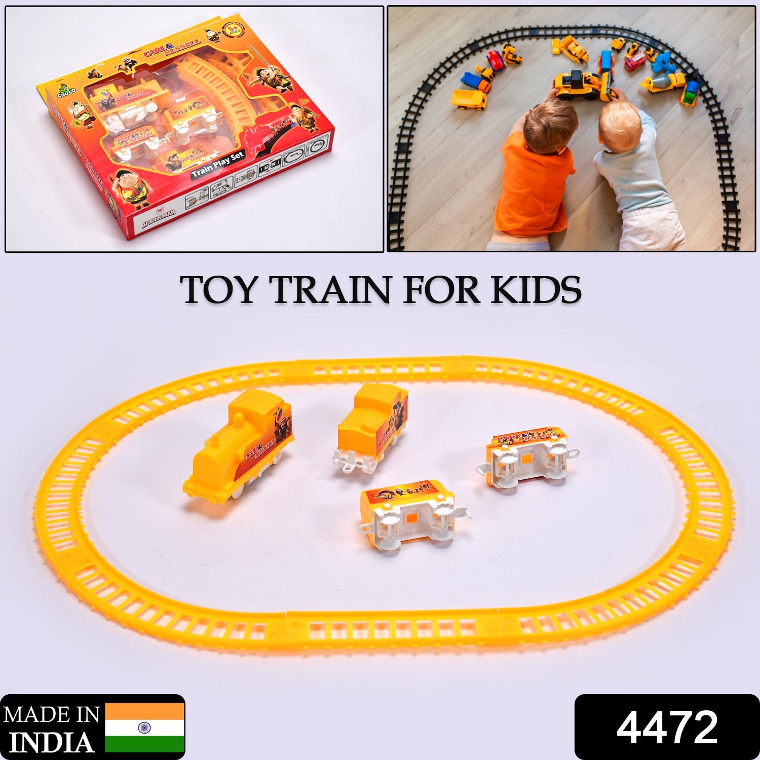 4472 Kids Toy Train High Speed Big Train Play Set