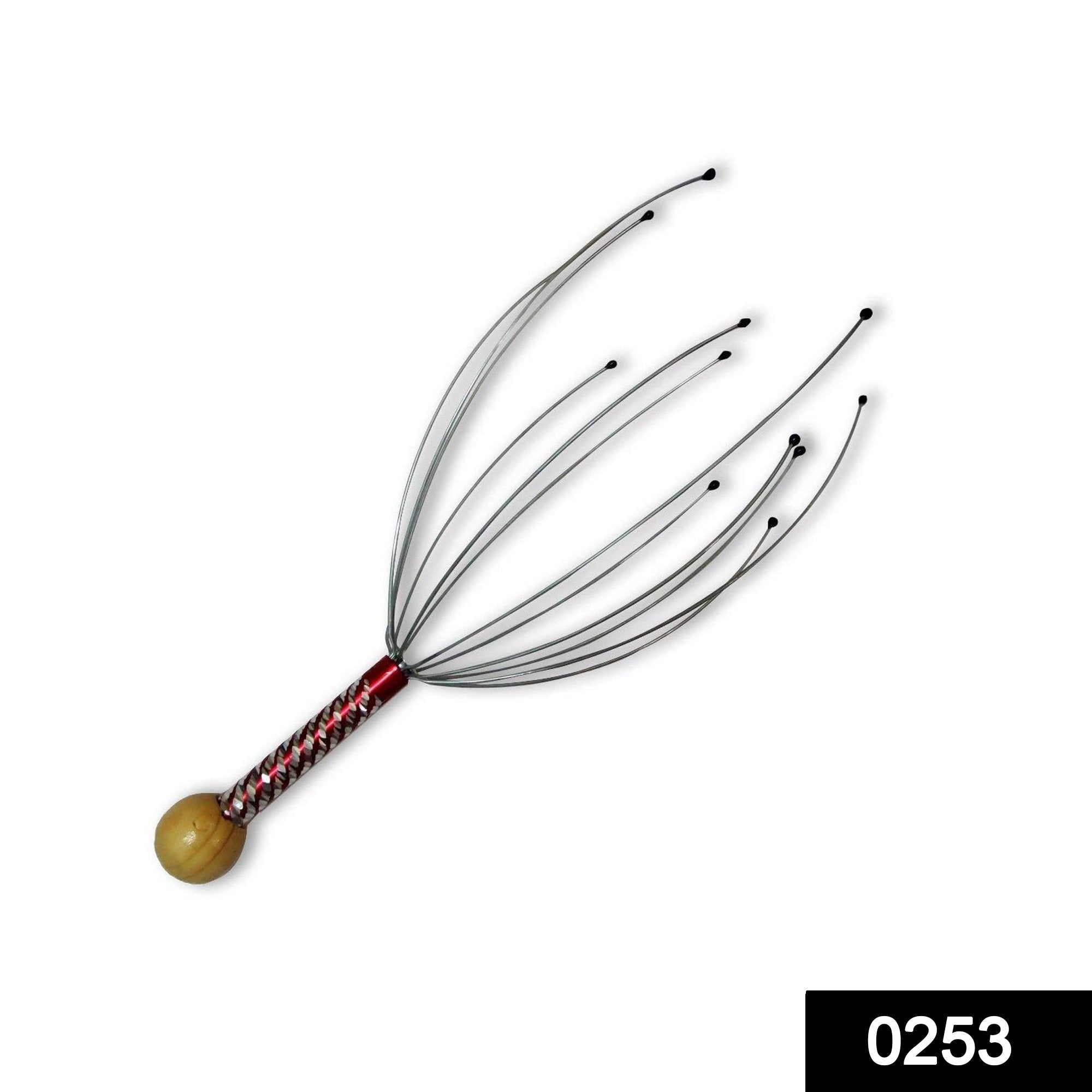 0253 Hand Held Scalp Head Massager Stress Relief - SkyShopy 0253 Hand Held Scalp Head Massager Stress Relief - SkyShopy