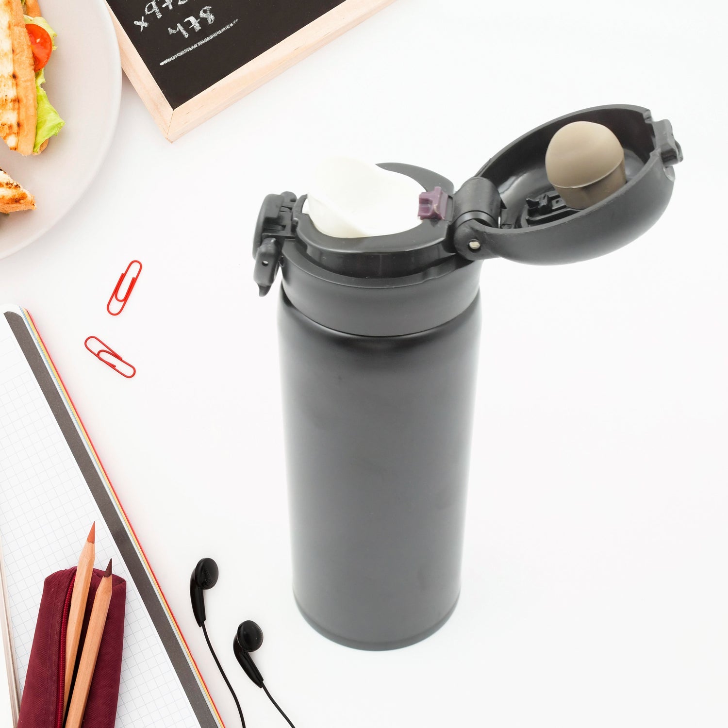1Pc Universal Coffee Cup Lid Mug Cover Thermos Water Bottle