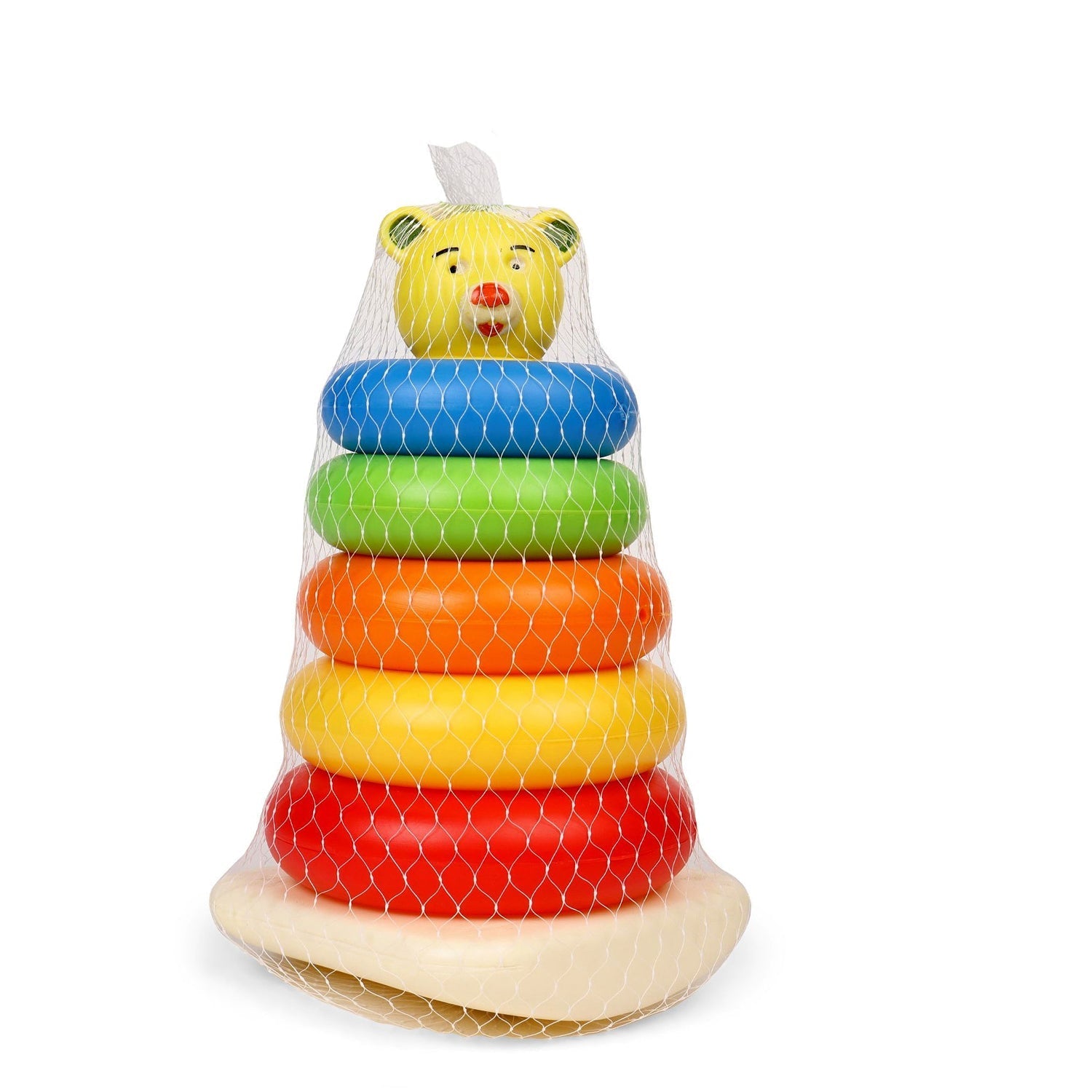 8017 Plastic Baby Kids Teddy Stacking Ring Jumbo Stack Up