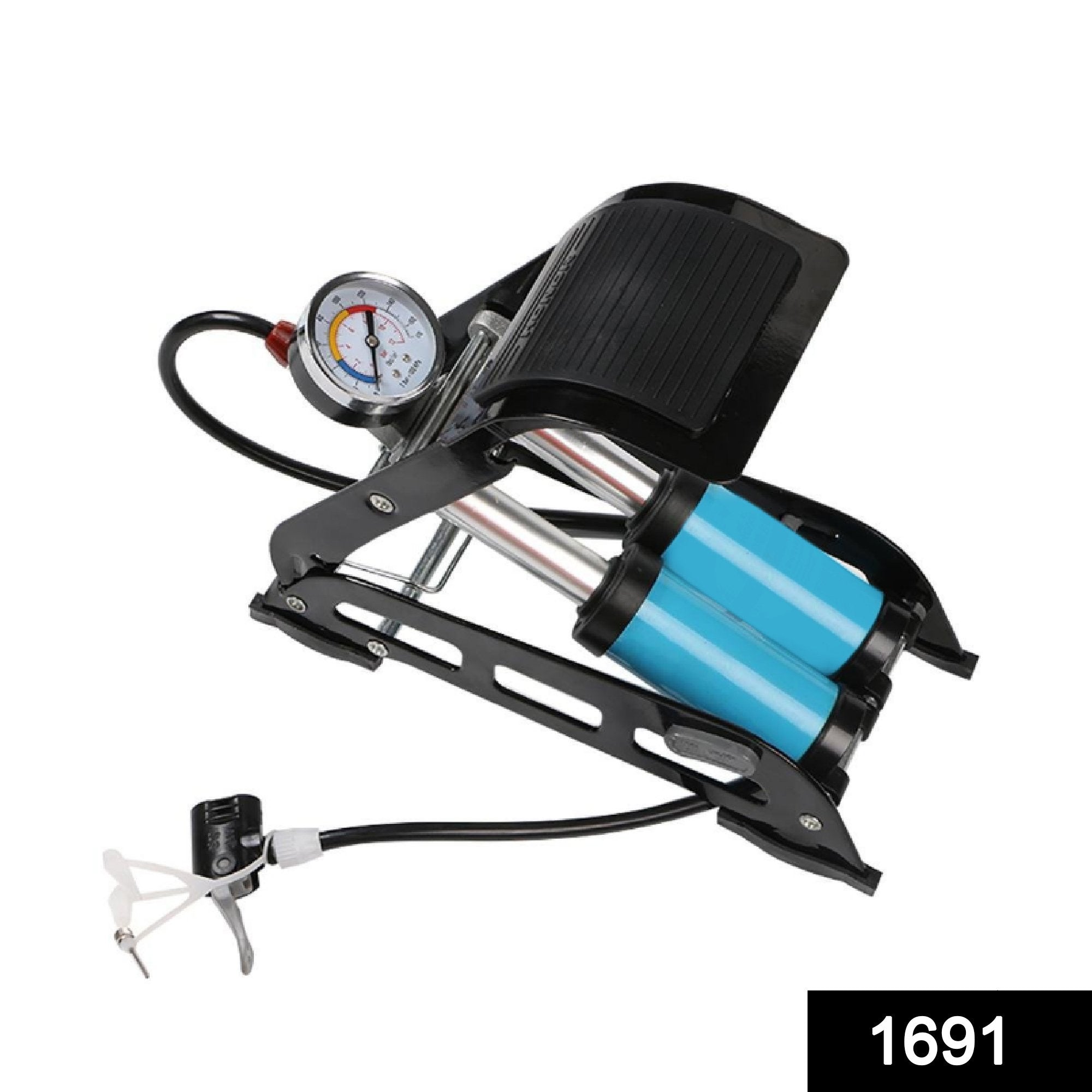 1691 Portable High Pressure Foot Air Pump Compressor for Car and Bike - SkyShopy
