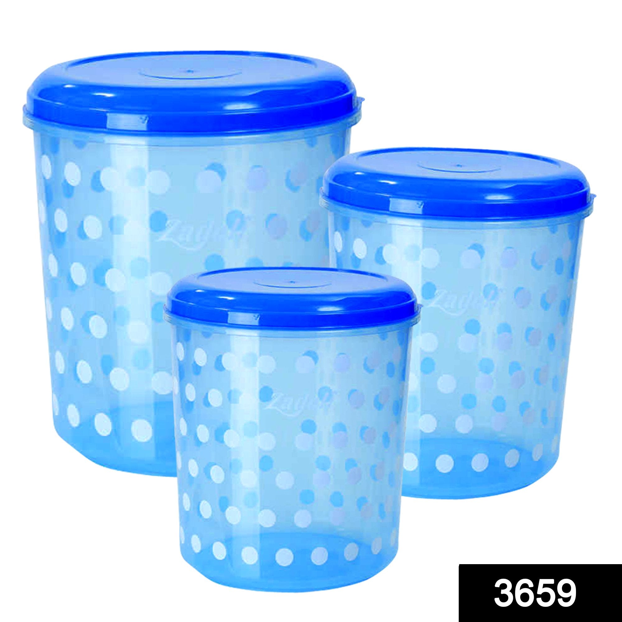 3659 Plastic Kitchen Storage Container (Multicolour) (5, 7, 10 Ltr) - SkyShopy
