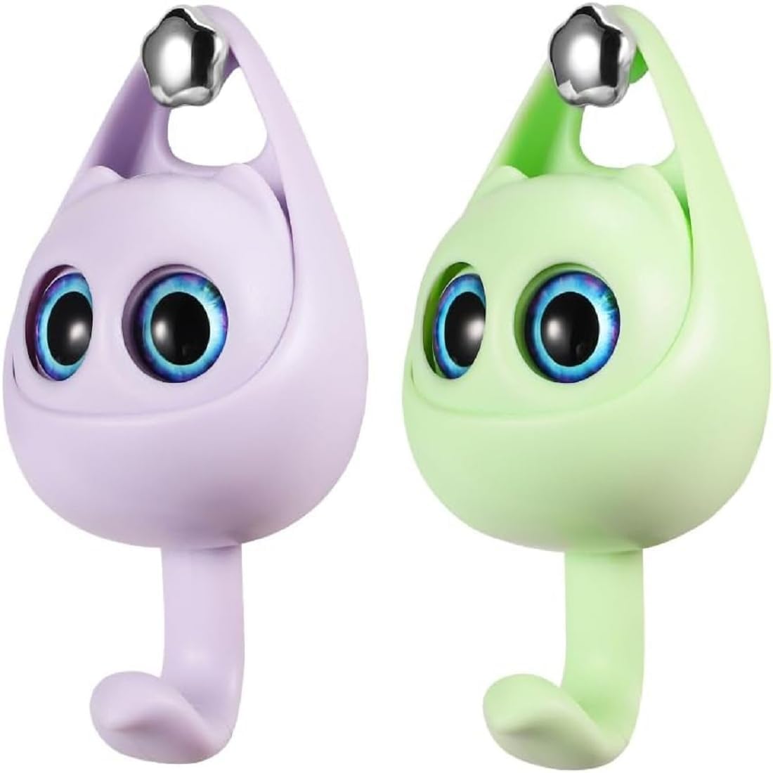 SkyShopy self Adhesive Coat Hook, Wink Cat Key Holder for Wall