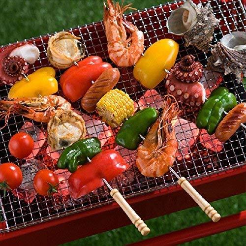 2224 BBQ Tandoor Skewers Grill Sticks for Barbecue (Pack of 12) - SkyShopy