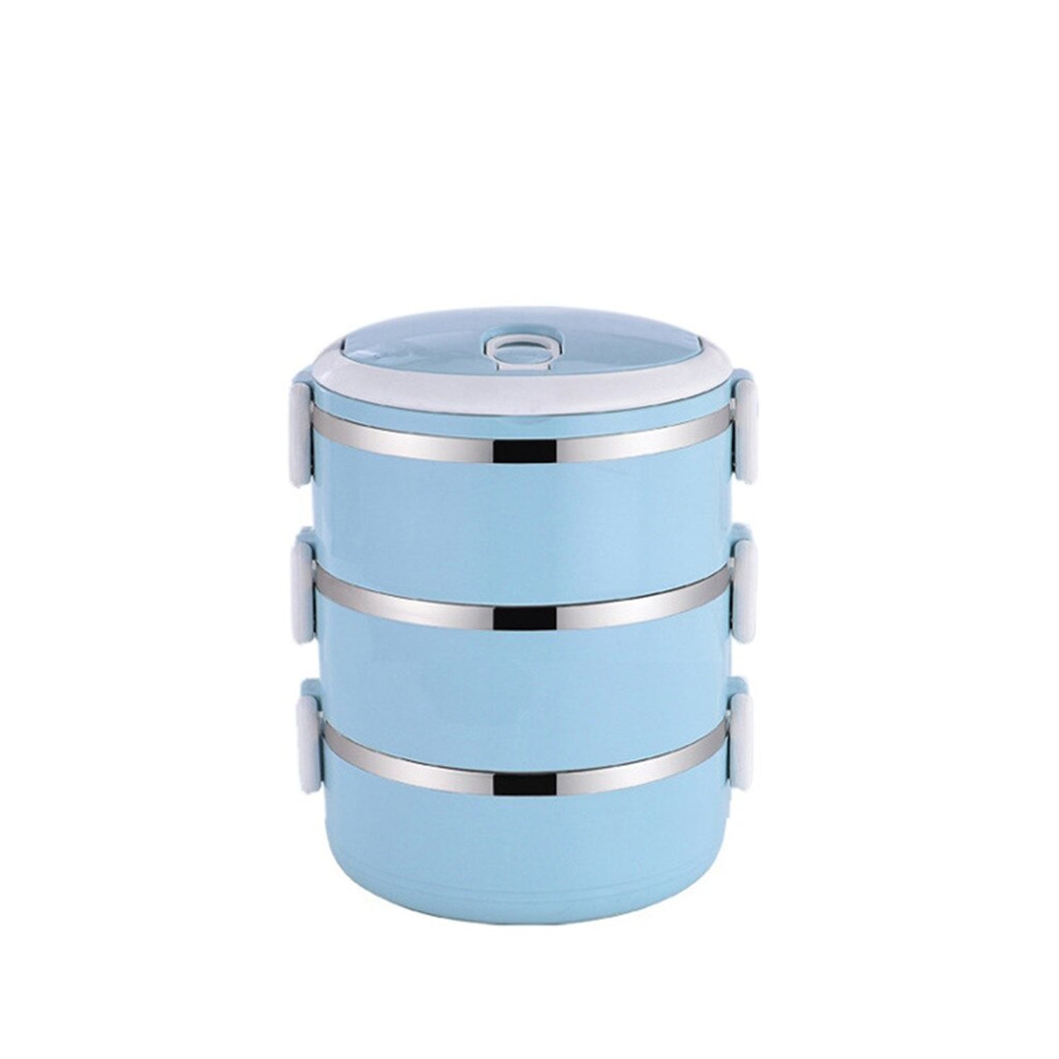 Multicolor Round 2874 MULTI LAYER STAINLESS STEEL HOT LUNCH BOX (1 LAYER),  1 SS containers