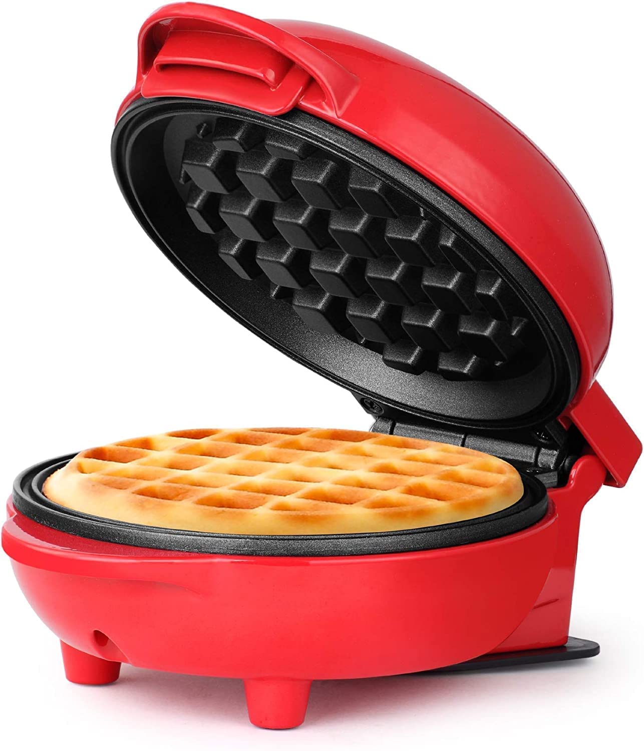 1pc Waffle Maker With Mini Griddle, 4-inch Single Waffle, Pancake