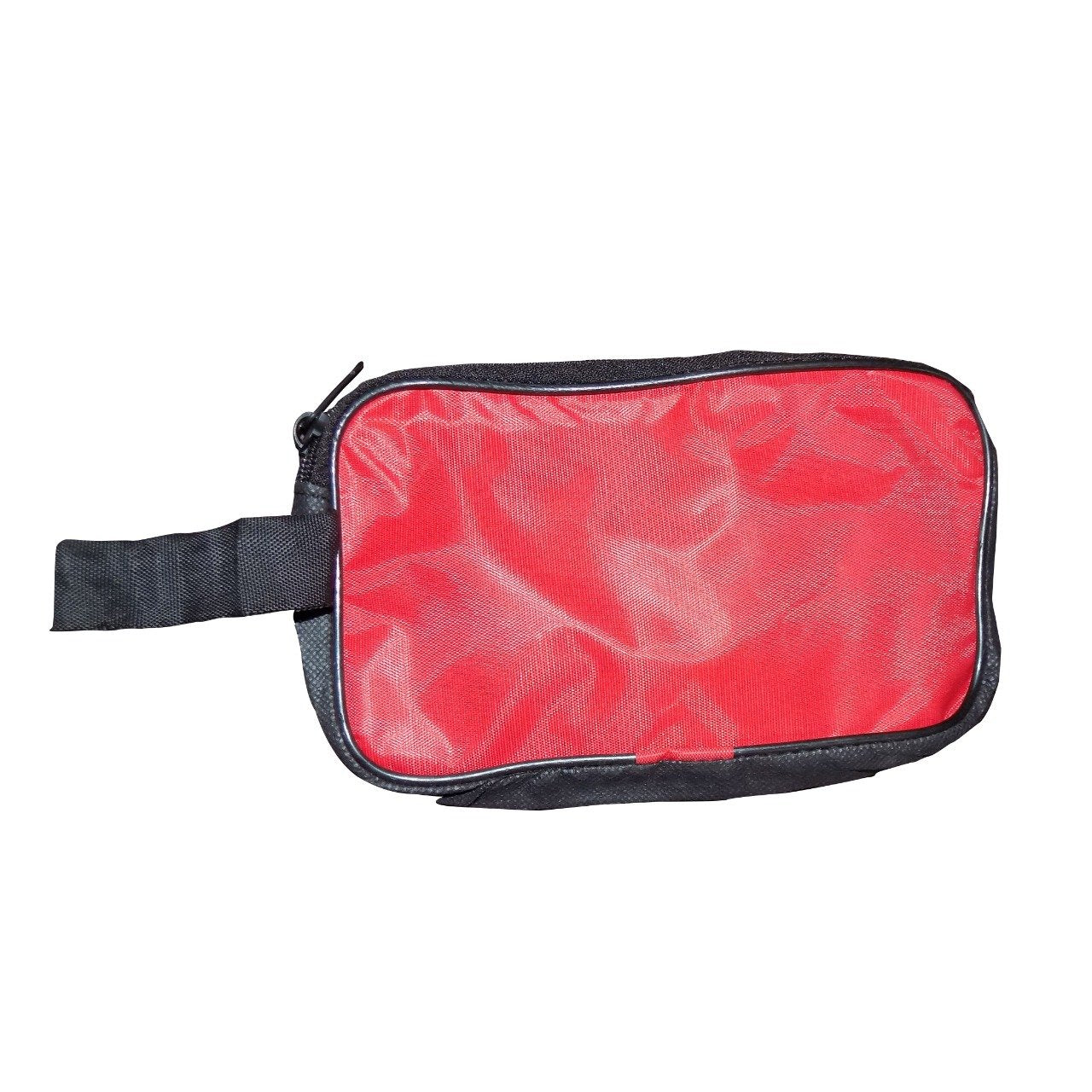 0845 Portable Travel Hand Pouch/Shaving Kit Bag for Multipurpose Use (Red) - SkyShopy