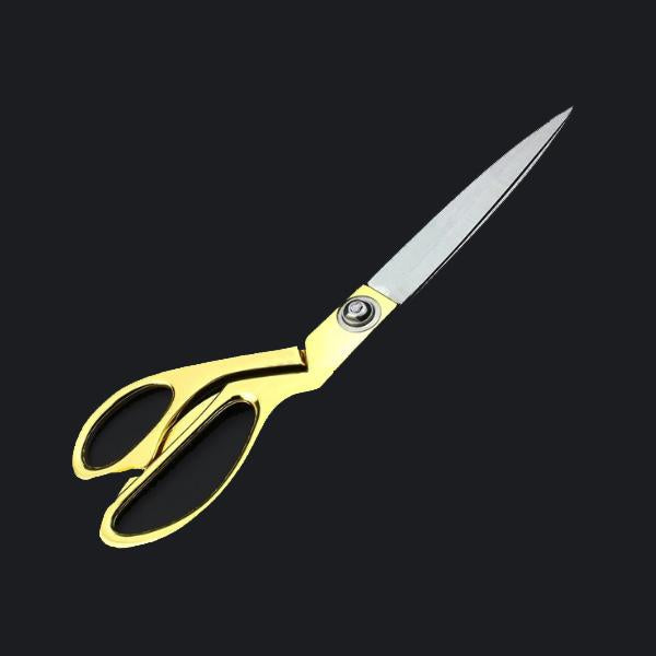 1546 Stainless Steel Tailoring Scissor Sharp Cloth Cutting for Professionals (8.5inch) (Golden) - SkyShopy