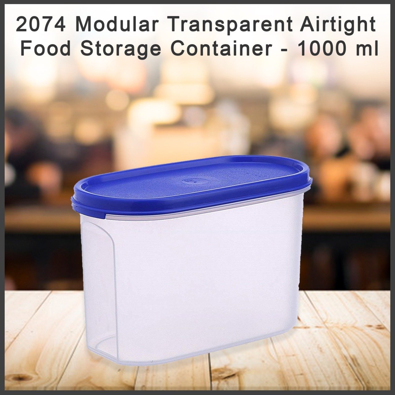 2074 Modular Transparent Airtight Food Storage Container - 1000 ml - SkyShopy