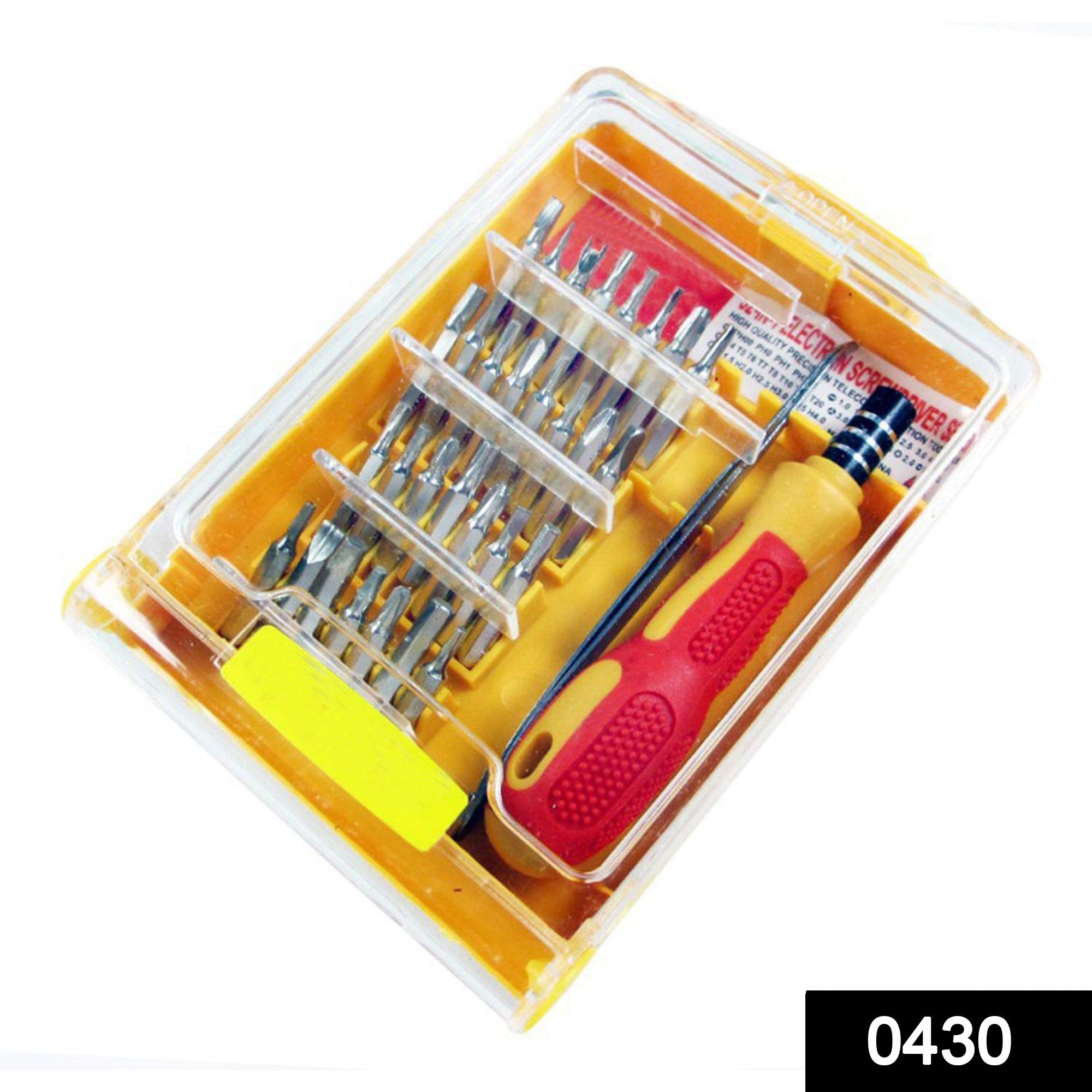 0430 Screwdriver Set  32 in 1 with Magnetic Holder - SkyShopy 0430 Screwdriver Set  32 in 1 with Magnetic Holder - SkyShopy