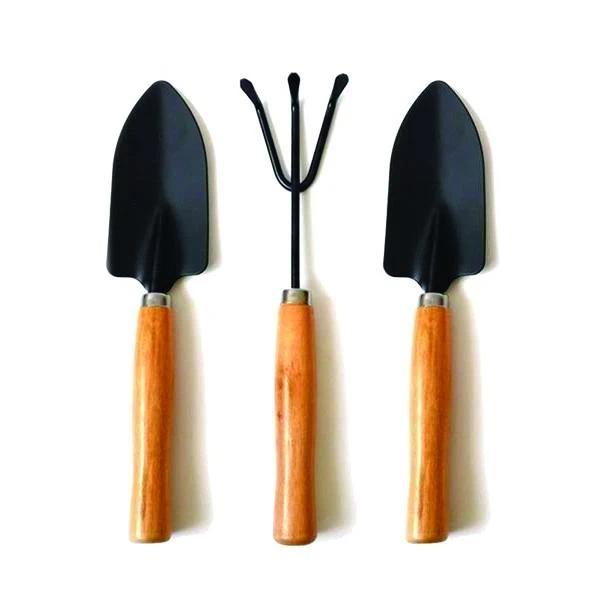 0541 Small sized Hand Cultivator, Small Trowel, Garden Fork (Set of 3) - SkyShopy