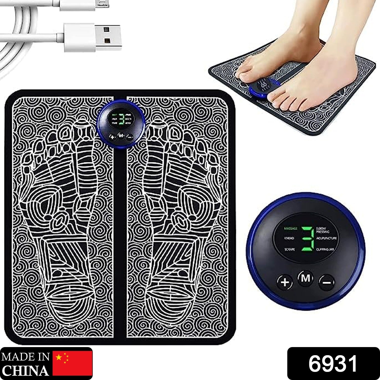 Hand held online electric foot massager