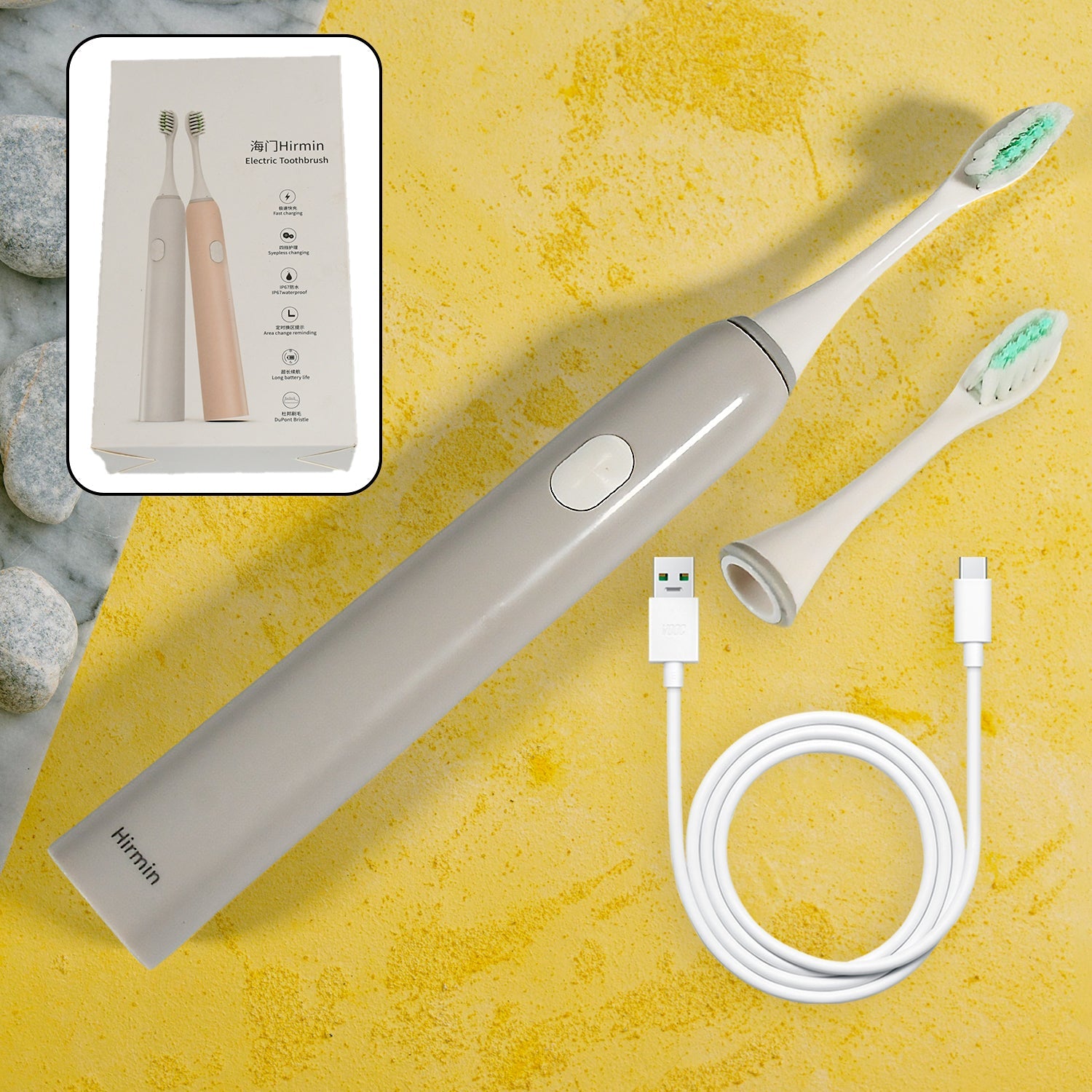7325 ELECTRIC TOOTHBRUSH FOR ADULTS AND TEENS, ELECTRIC TOOTHBRUSH DEEP CLEANSING TOOTHBRUSH