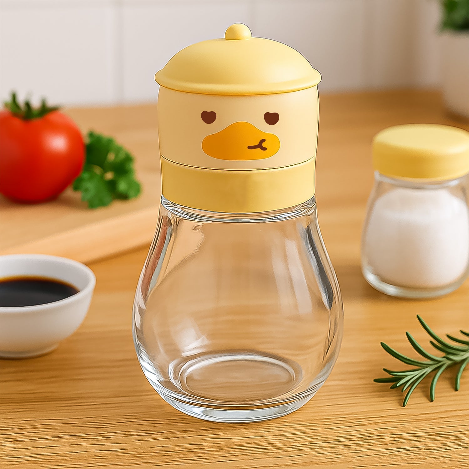 Duck Head Glass Spice Grinder (1 Pc)