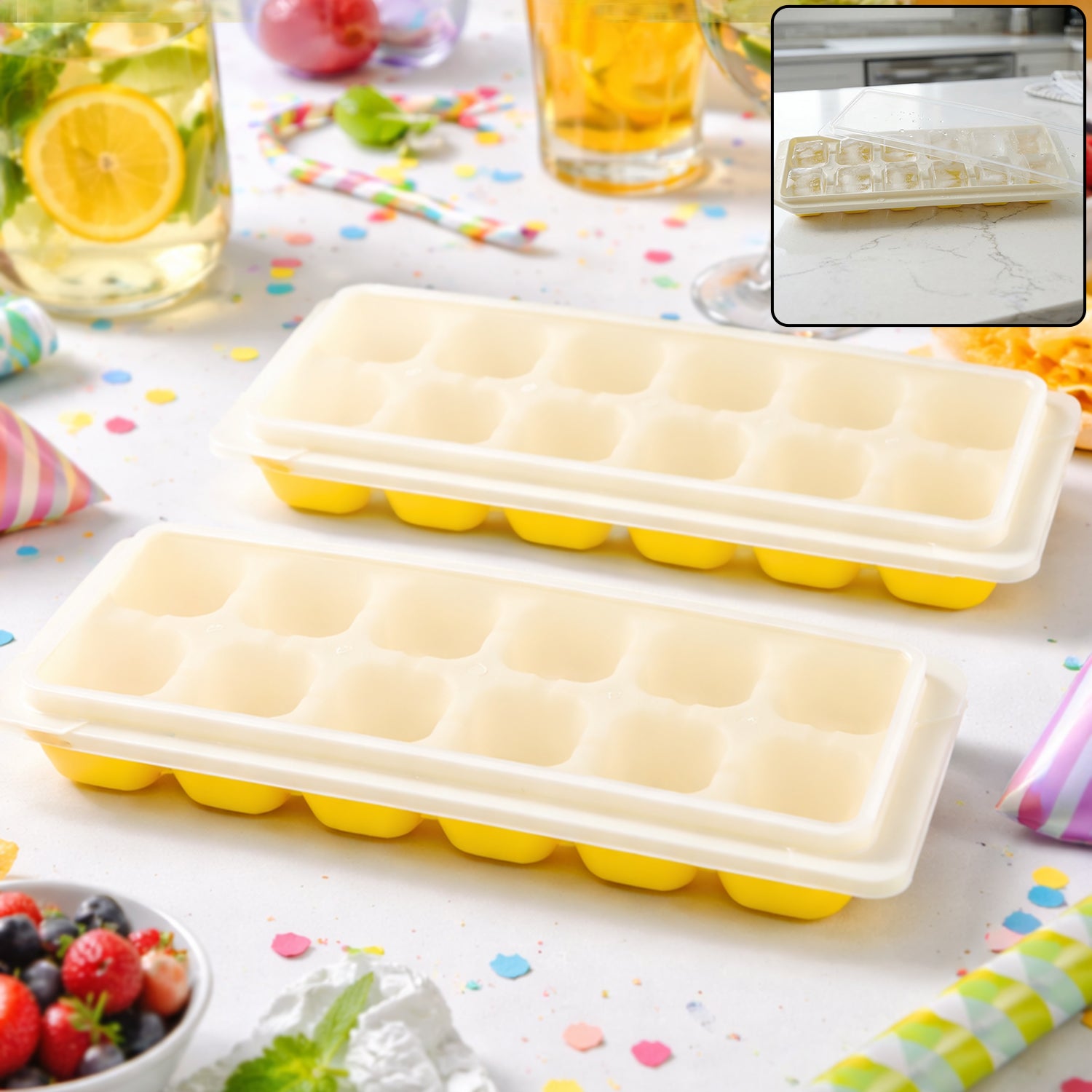 Shop 24 Grid Pop-up Ice Cube Tray Set | Summer Products – Sky Shopy