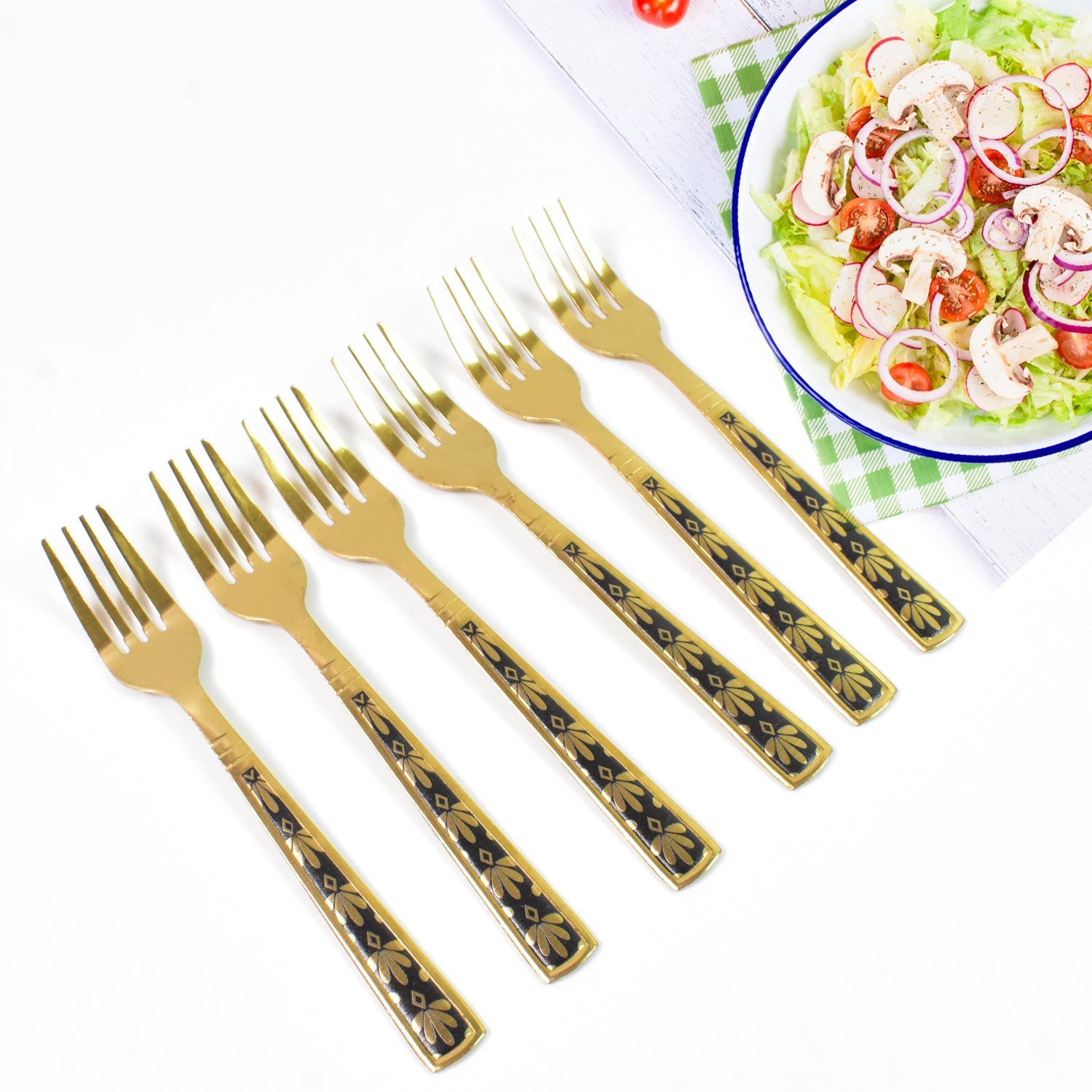 GoldenGrace Fork Set