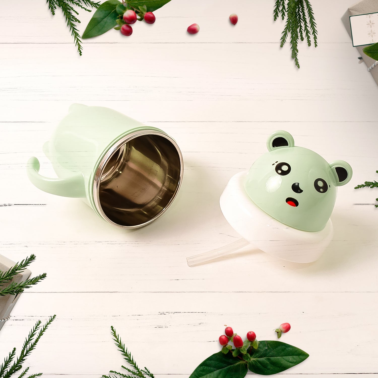 Apex Sipper Baby Cup Training Cup with Handles – Spill Proof & Leak Proof (300 ML Approx)