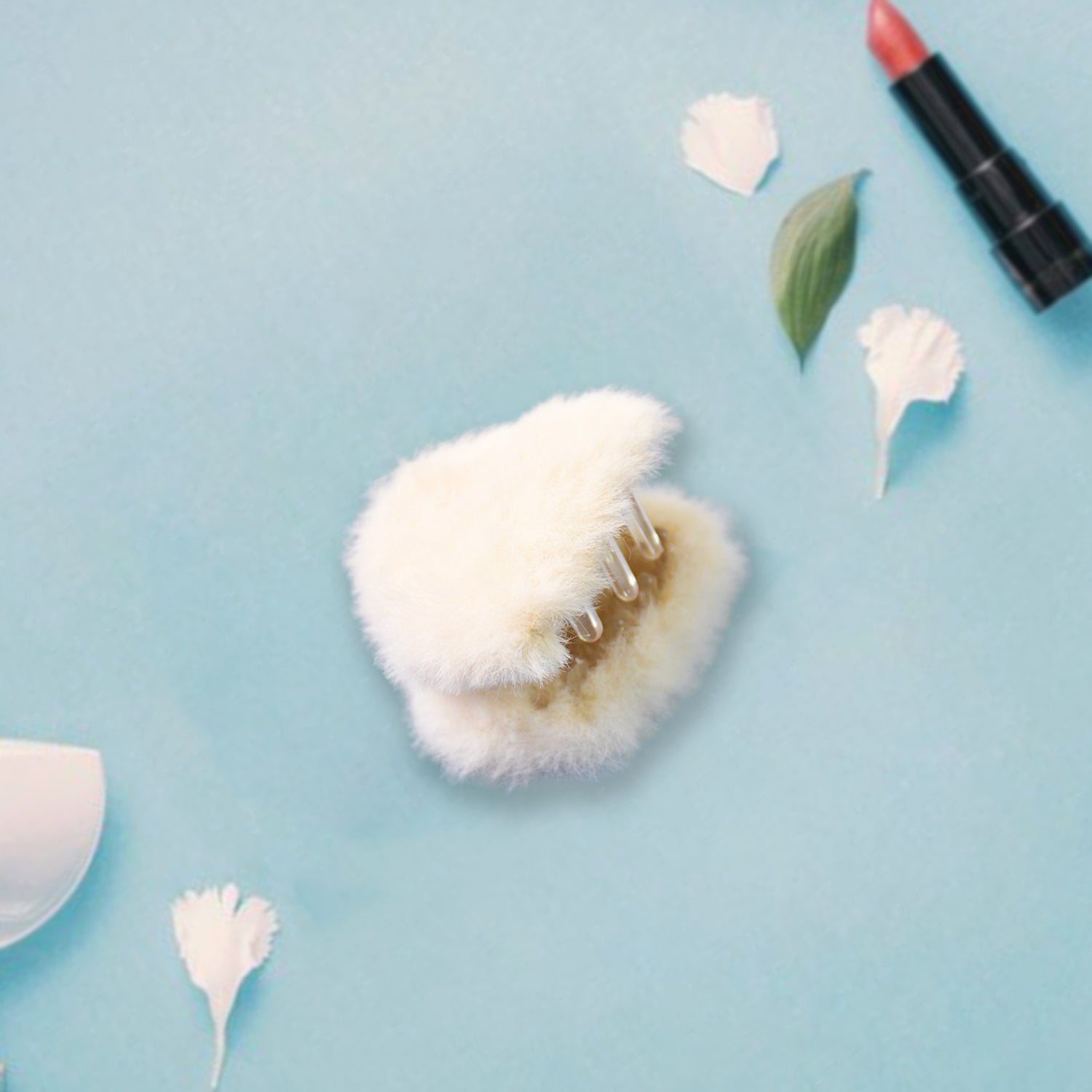 Hair Claw Clips, Plastic Fluffy Hair Claw Hair (1 Pc)