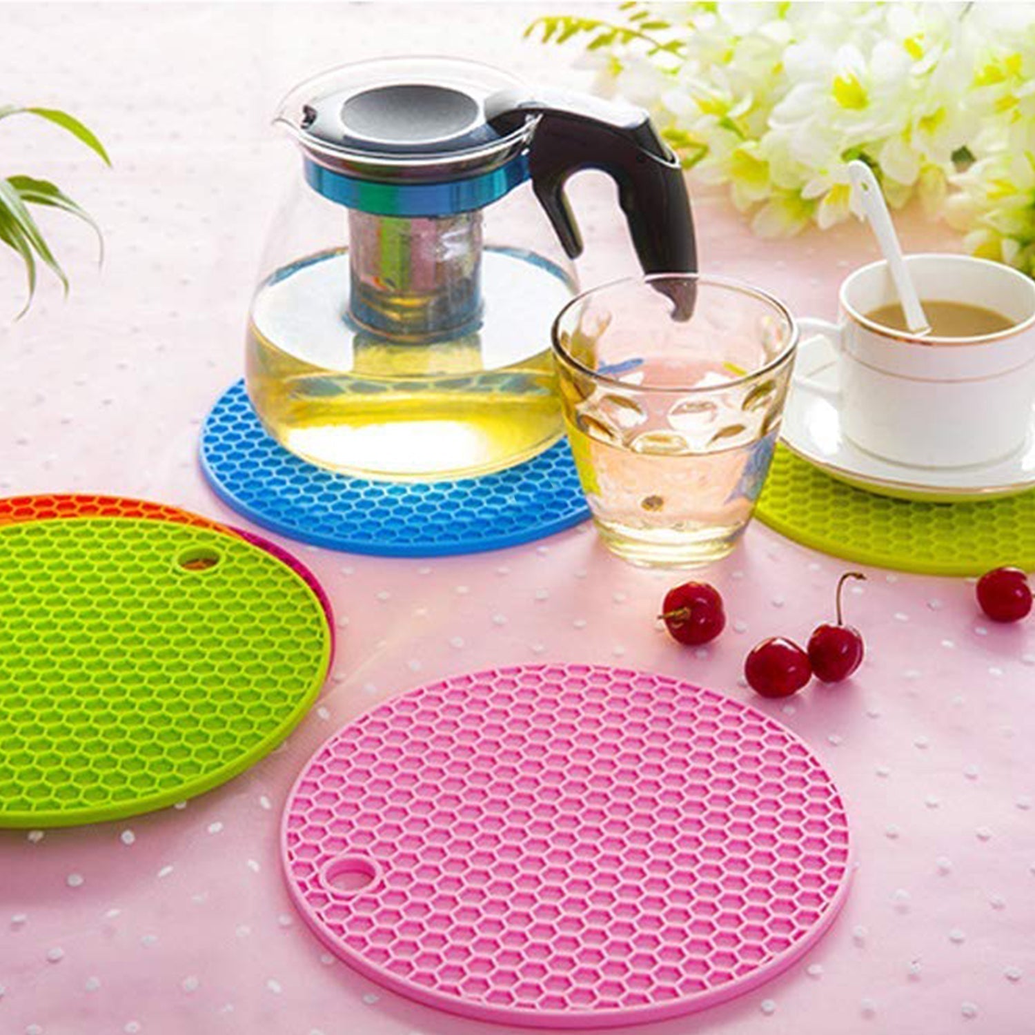 4913 Silicone Trivet for Hot Dish and Pot, Silicone Hot Pads ( 1 pcs )