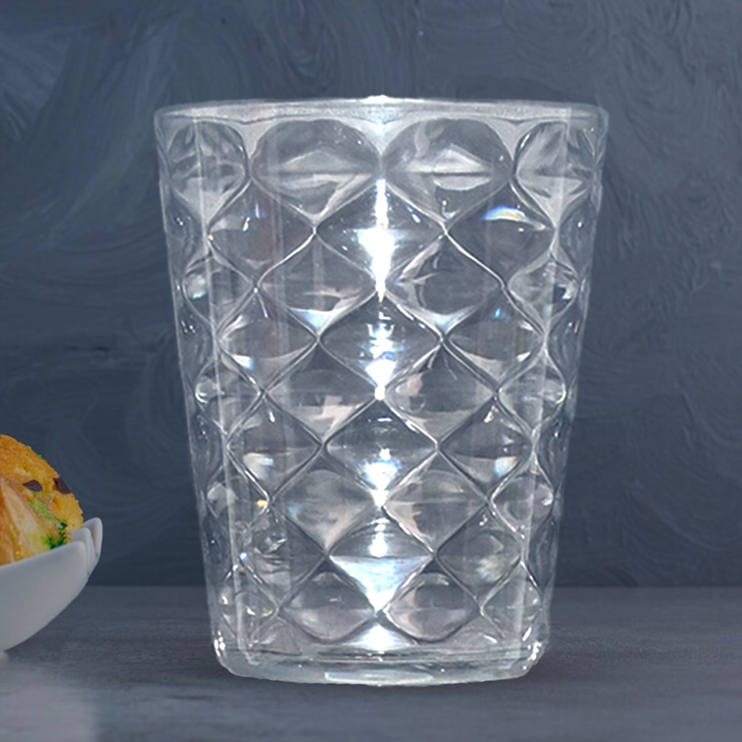 Apex Pyramid Ringo Plastic Glass – 300ml Approx | Durable, Crystal-Clear Tumbler