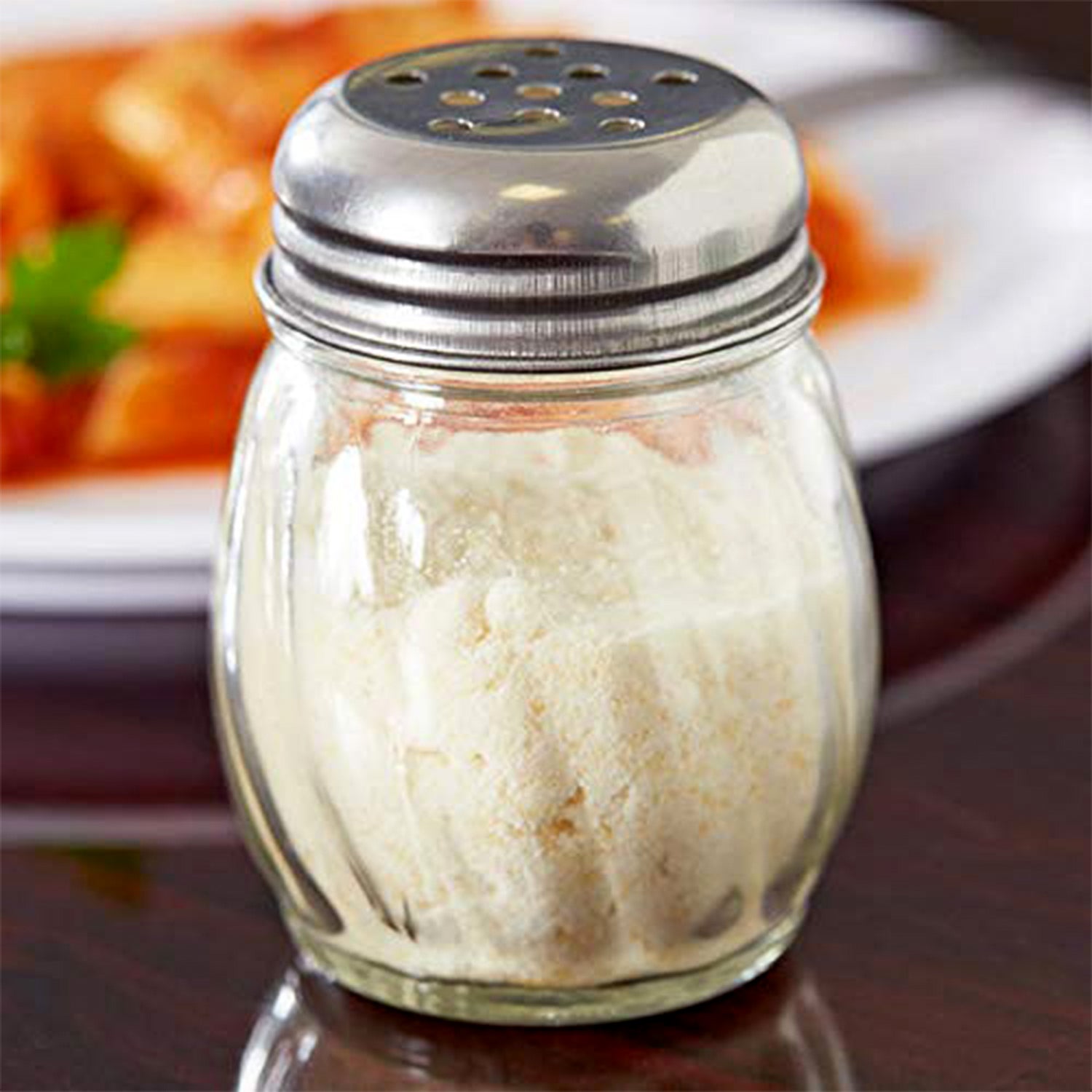 Apex Oregano & Chilli Flakes Dispenser Set – 2 Pcs Glass Spice Shaker with Stainless Steel Lid