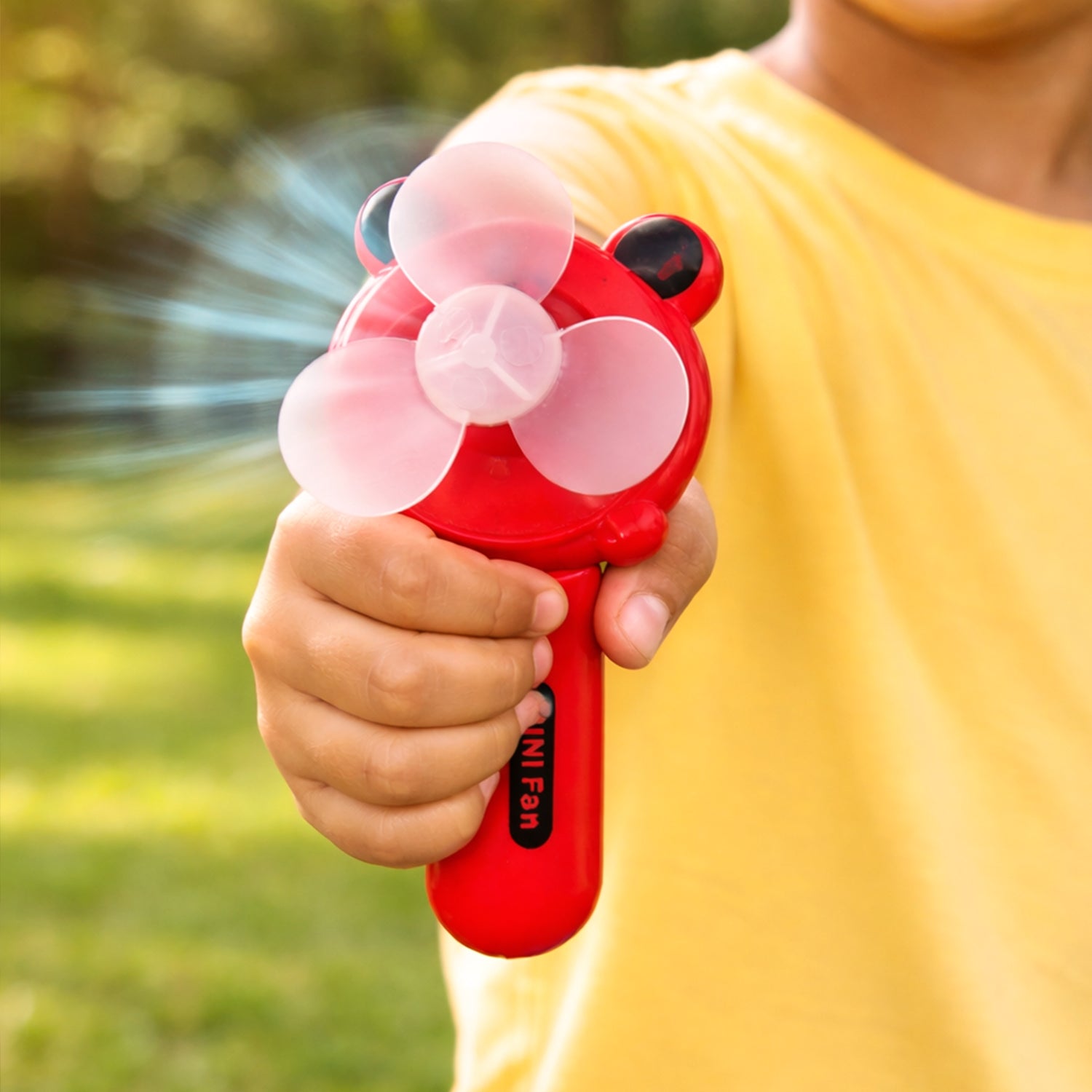 Hand Press Mini Portable Fan Toy (1 Pc, Mix Color & Design) – Sky Shopy