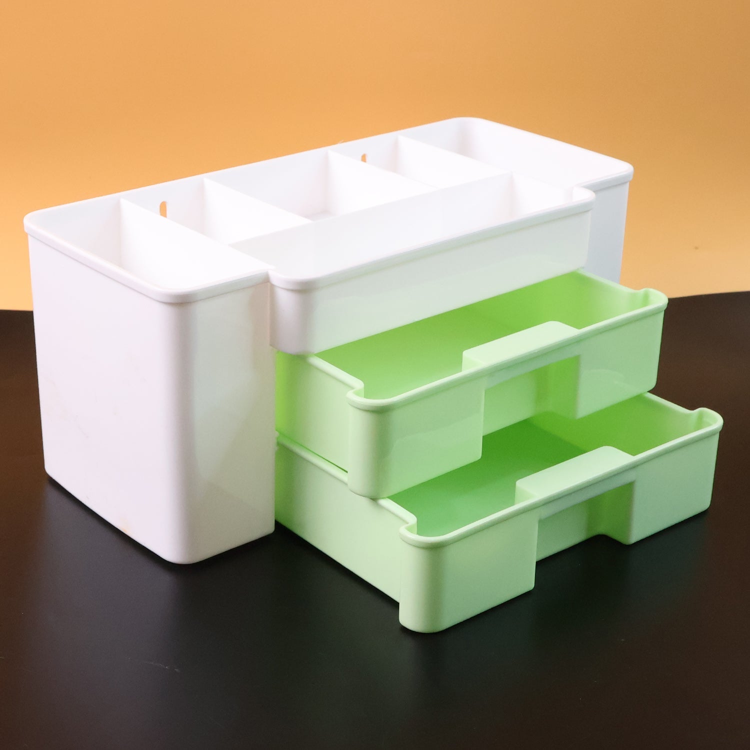 2-Layer Desktop Storage Organizer - (1 Pc)
