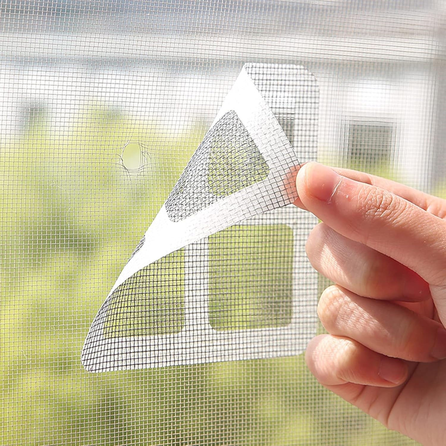 Window Screen Repair Tape (1 Pc / 4 × 4 Inch)