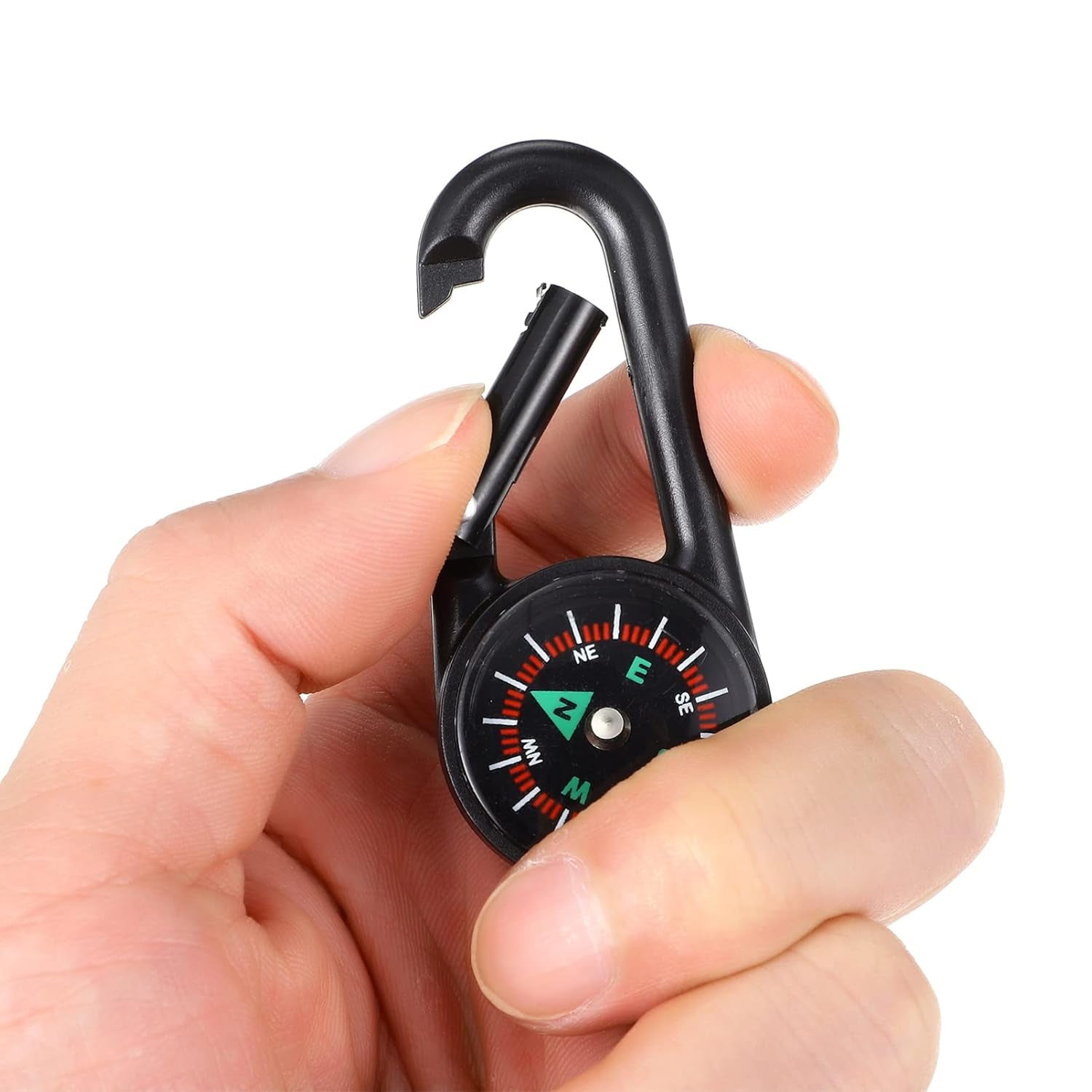 Clip Snap Hook Mini Compass (1 Pc /  (1 Pc / Mix Design)