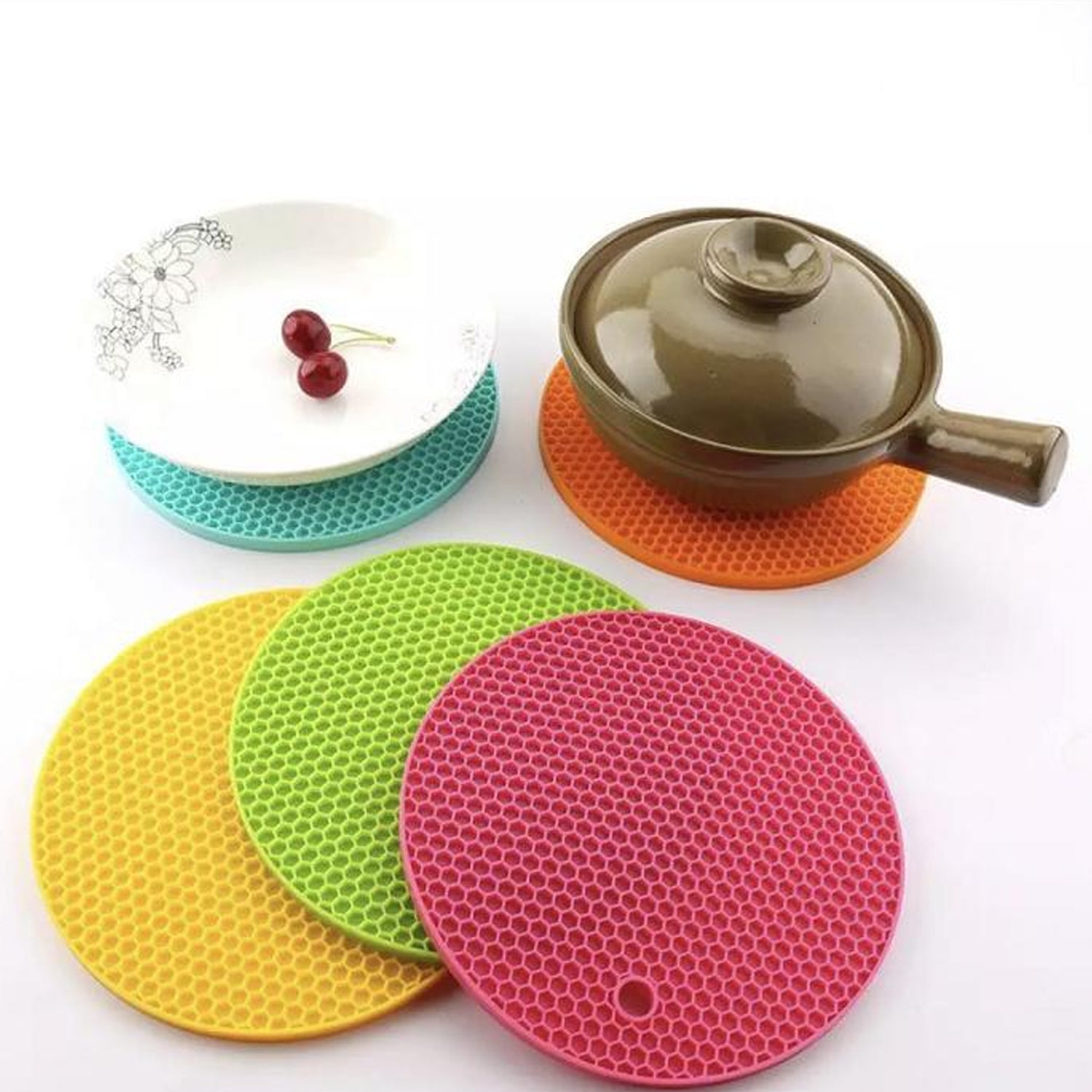 4913 Silicone Trivet for Hot Dish and Pot, Silicone Hot Pads ( 1 pcs )