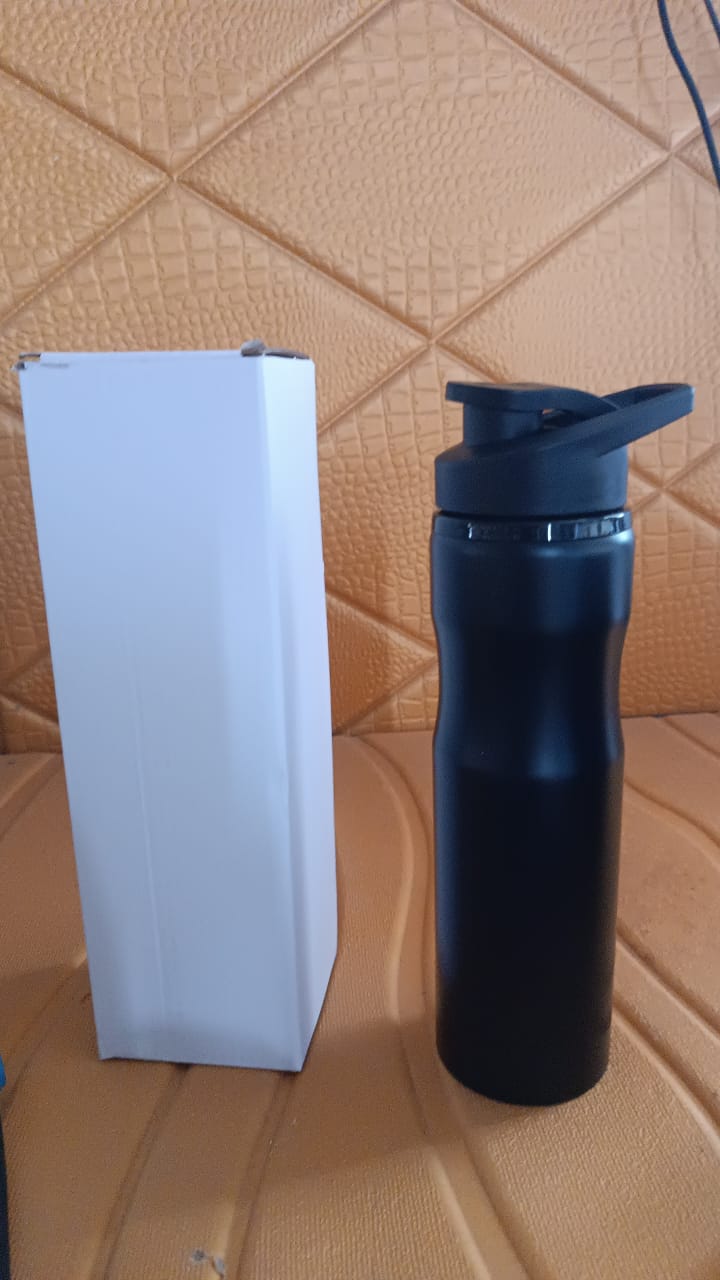 Stainless Steel Insulated Vacuum Water Bottle (600 ml Approx)