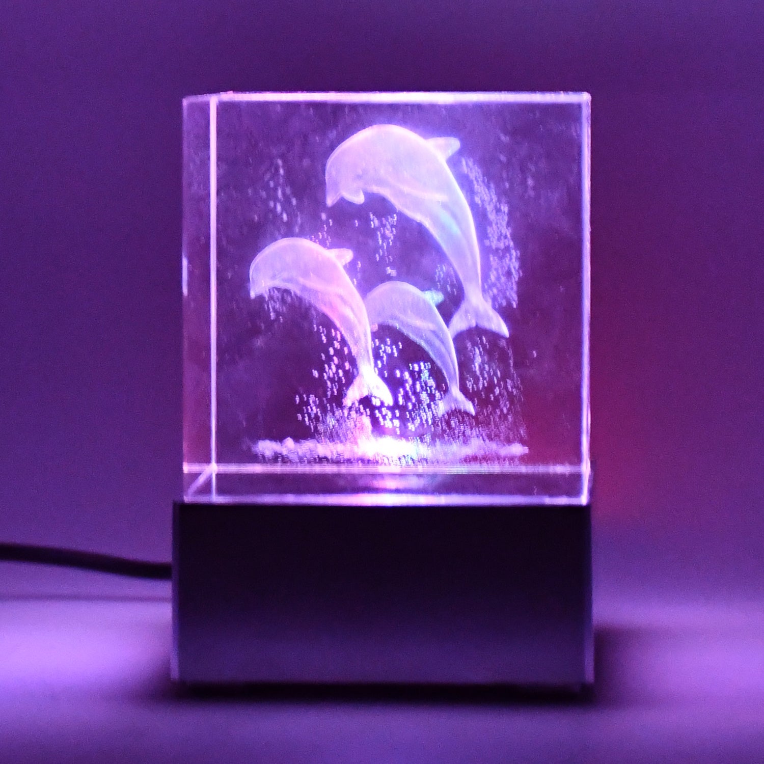 3D Mix Design LED Light Base With Speaker (1 Pc / B Grade)