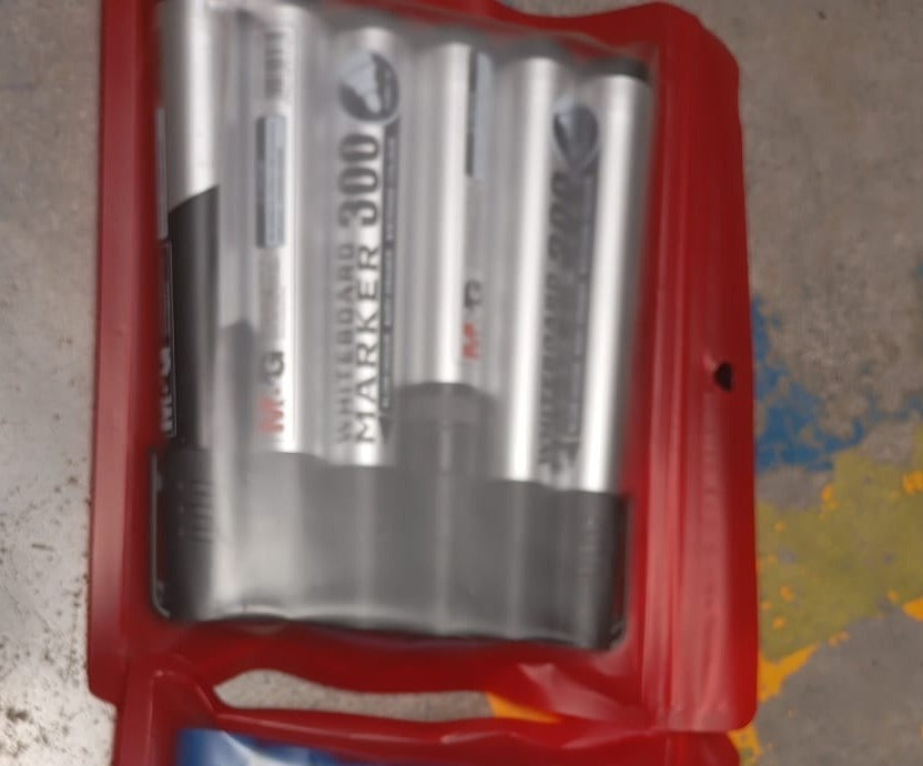 Premium Permanent Black Marker Pen Set (6 Pcs Set)