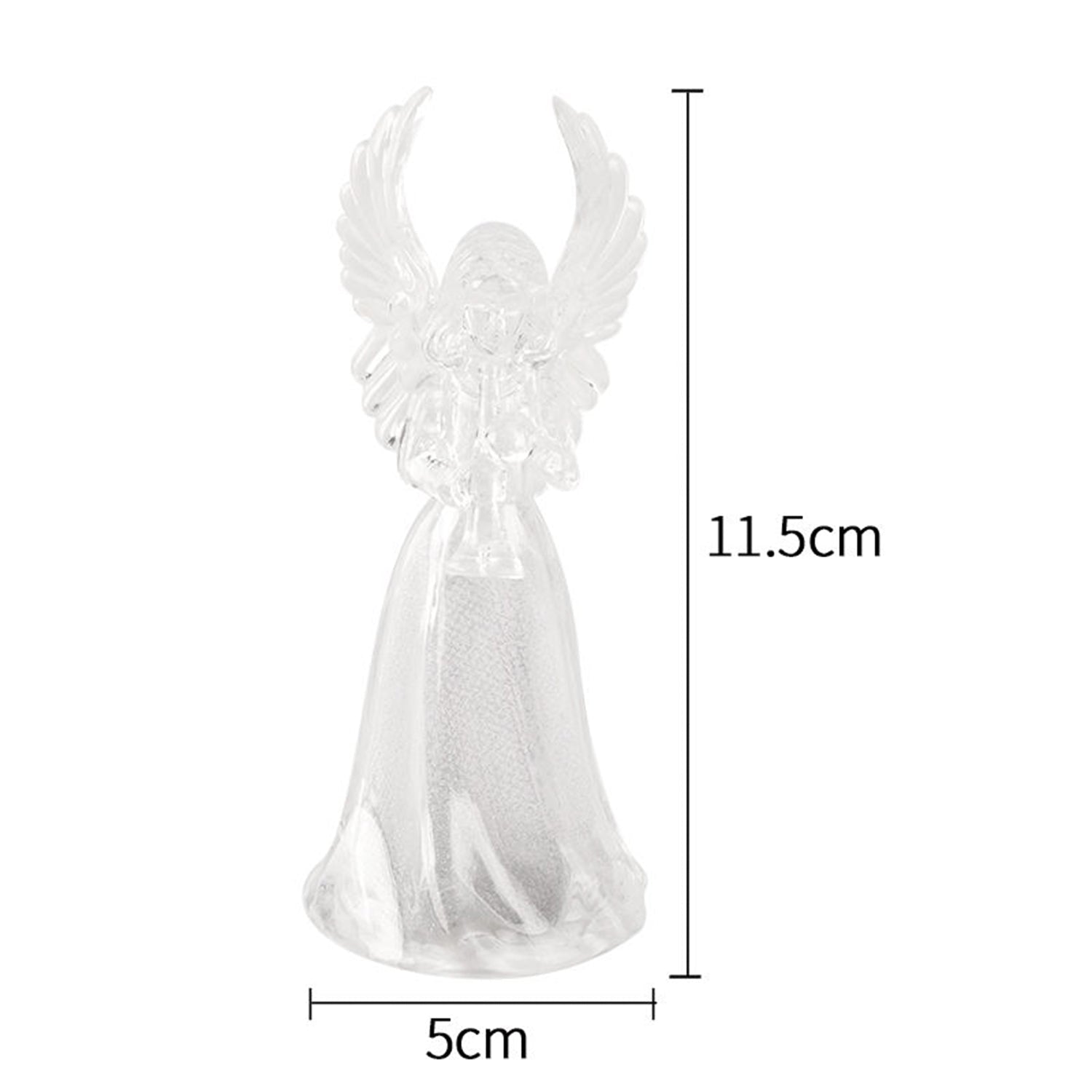 Battery Operated LED Angel Decorative Lights (4 Pc / Set)