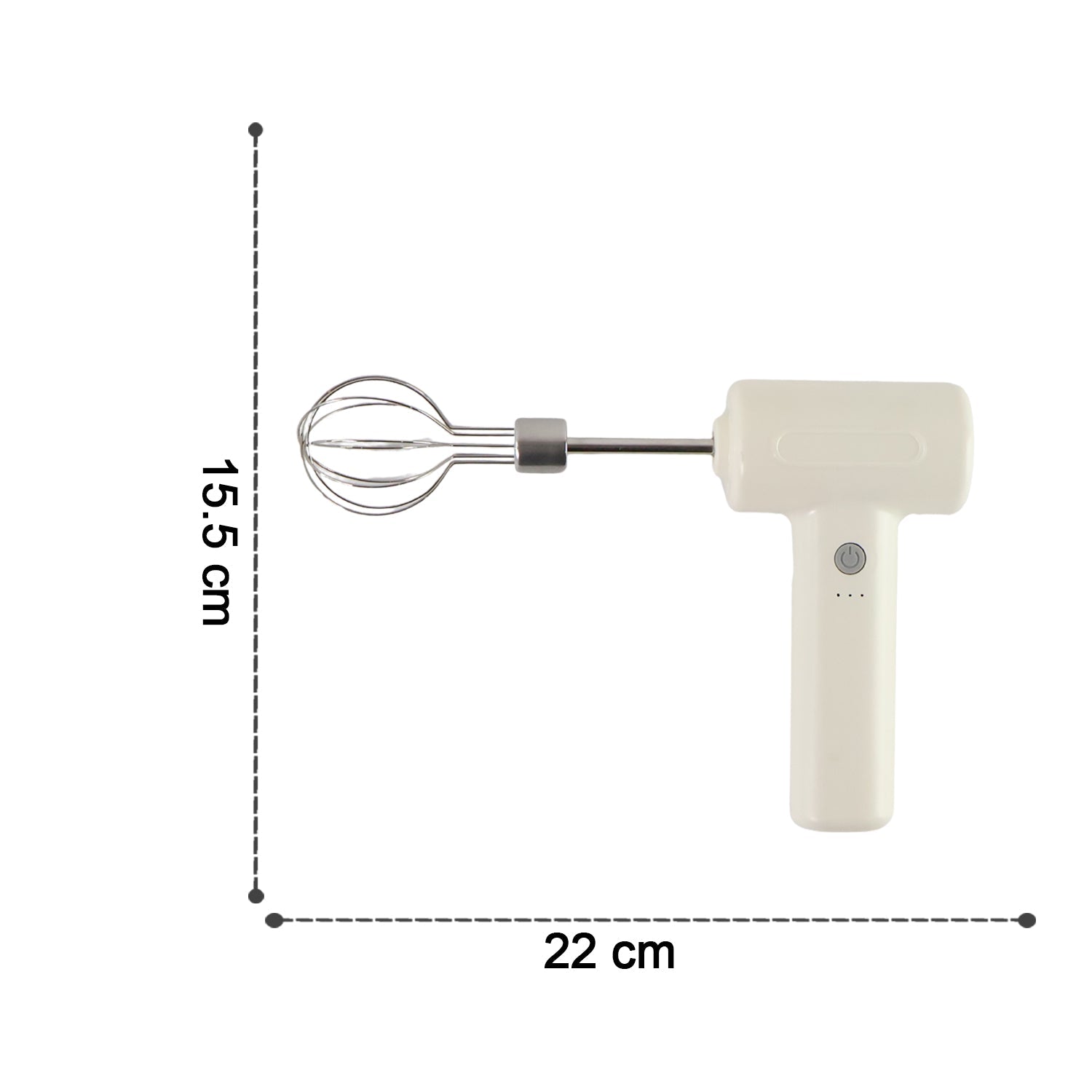 Cordless Electric Whisk & Egg Beater - (1 Pc)