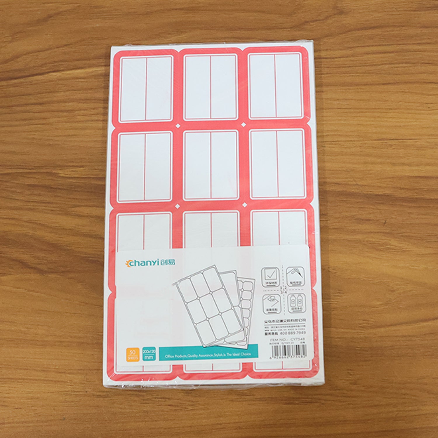 Writable Label Stickers – 50 Sheets – Sky Shopy