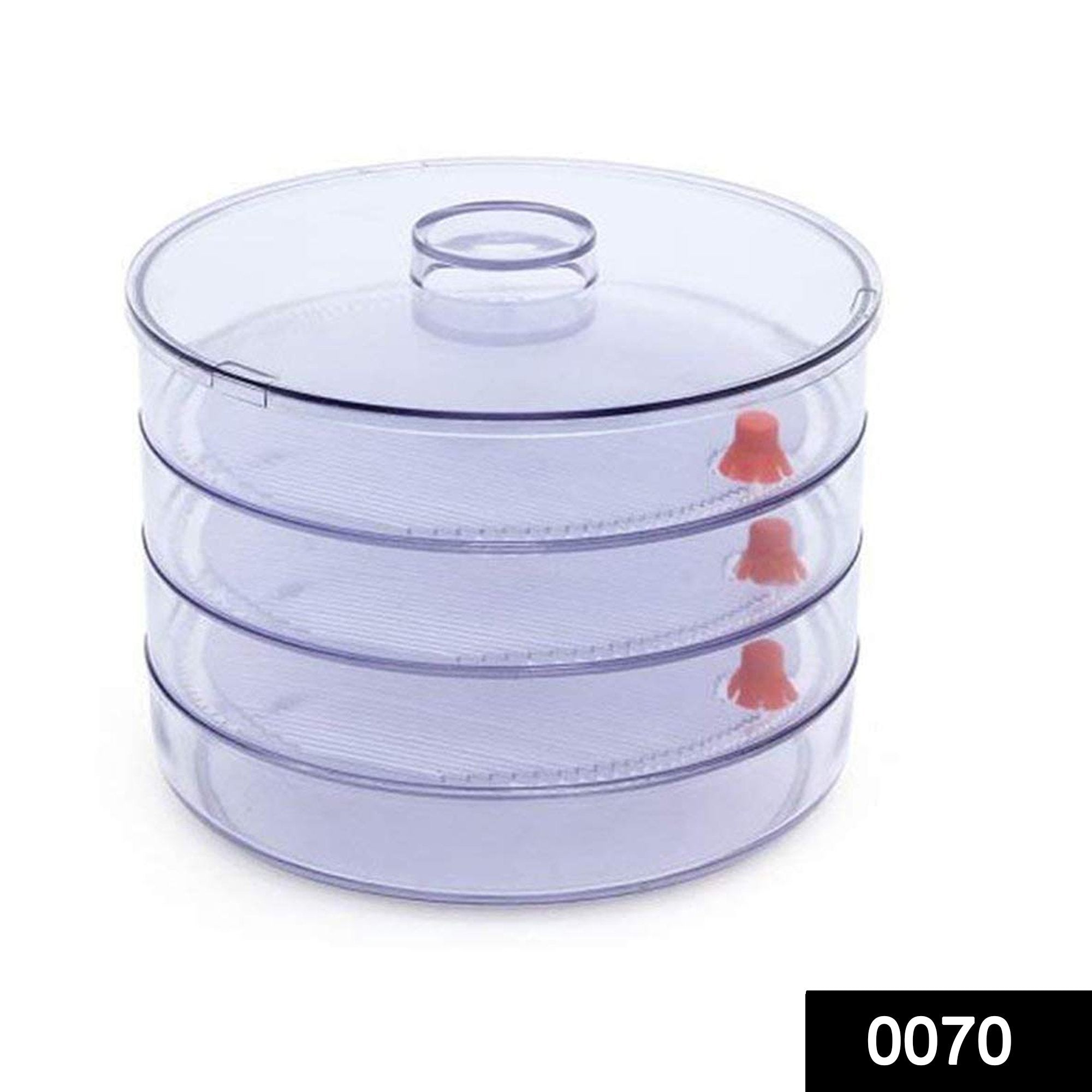 0070 Plastic 4 Compartment Sprout Maker, White - SkyShopy