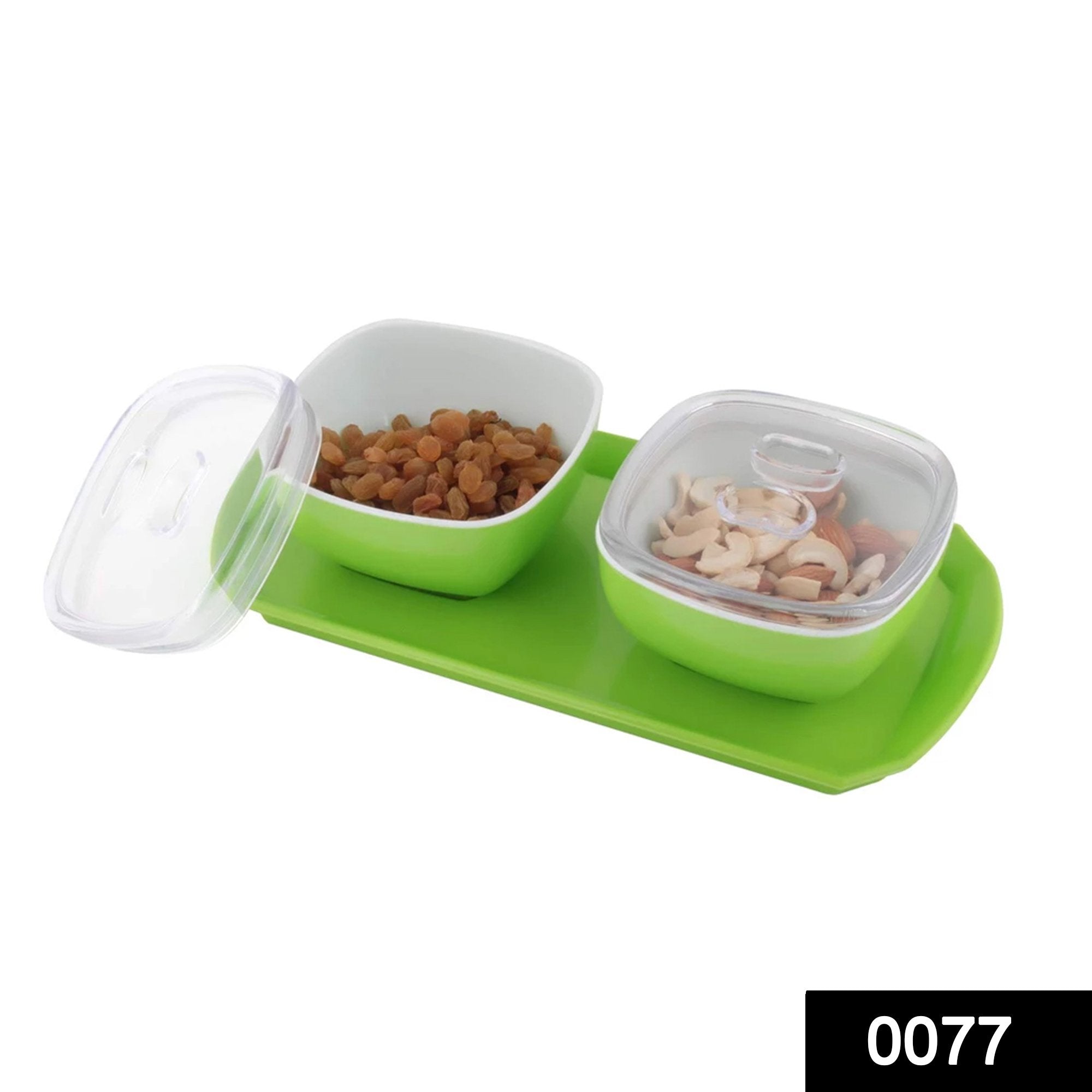 0077 Dryfruit Box, Chocolates Box, Sweet Box, Mouth Freshener Box, Indian Mukhwas Box (Set of 2, Orange) - SkyShopy