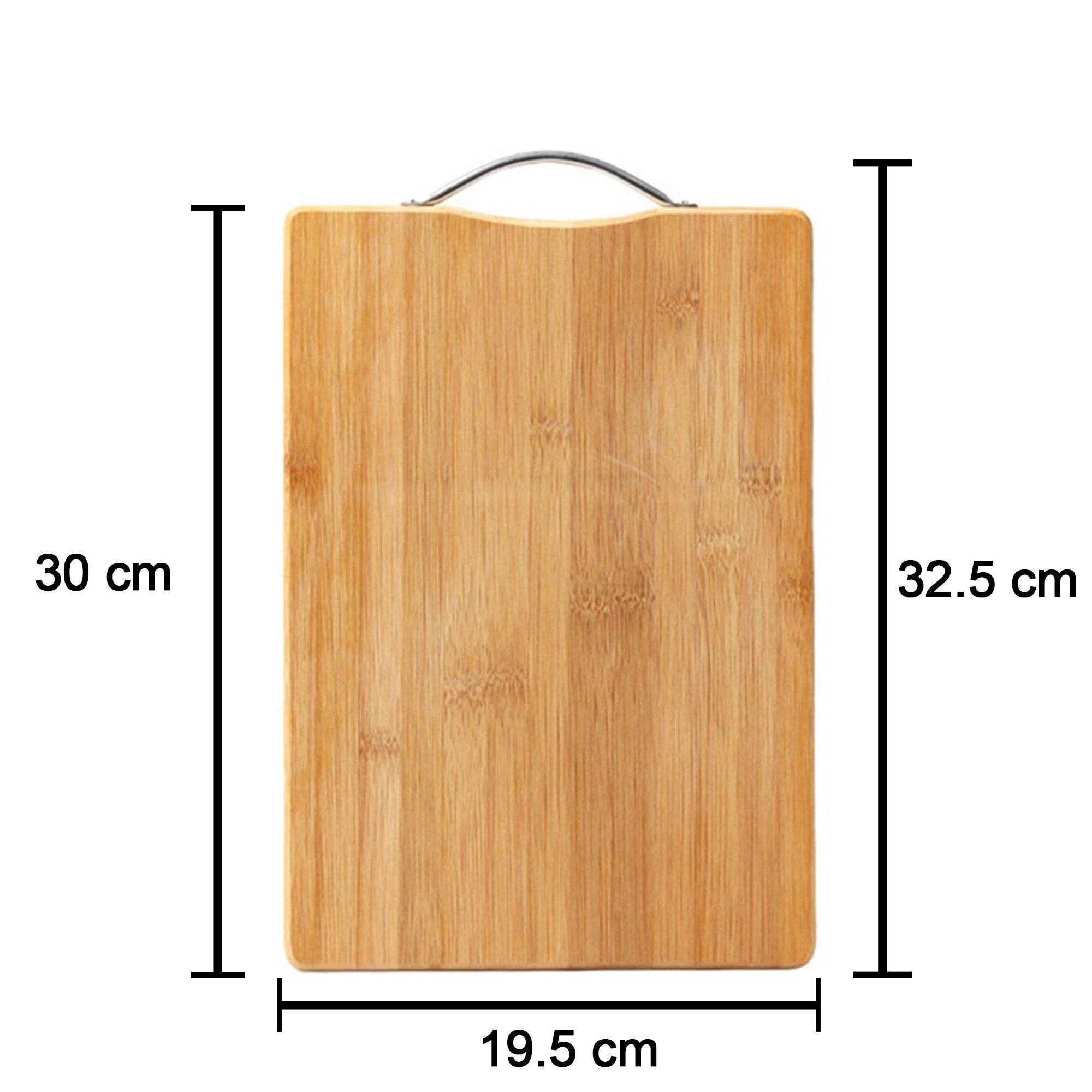 2475 Non-Slip Wooden Bamboo Cutting Board with Antibacterial Surface - SkyShopy