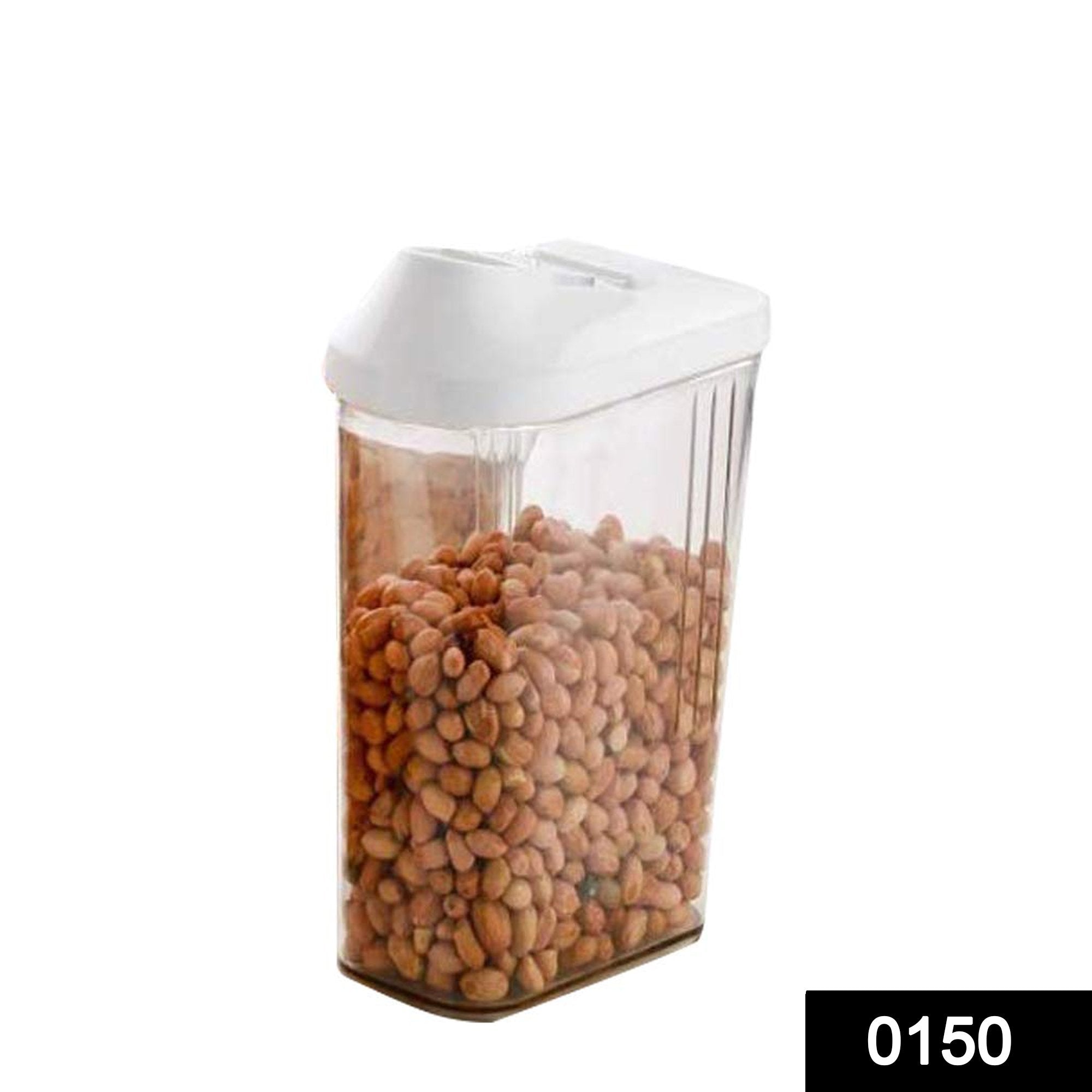 0150 Plastic Transparent Cans Jars, Storage Bottles, Storage Box (1700 ml, 1 pc) - SkyShopy